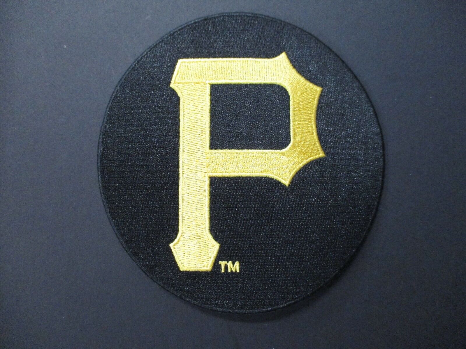 Pittsburgh Pirates Letter P Patch Size 5 x 5 inches Black and Yellow