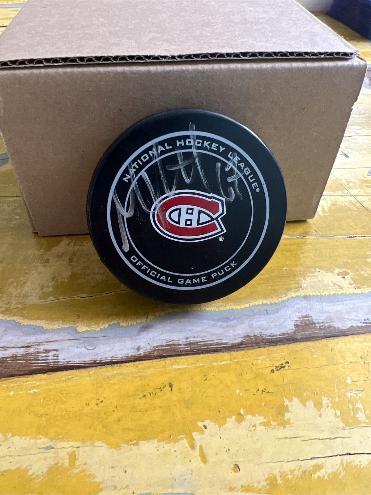 NHL Max Pacioretty Autographed Signed Canadiens Official Game Puck JSA COA