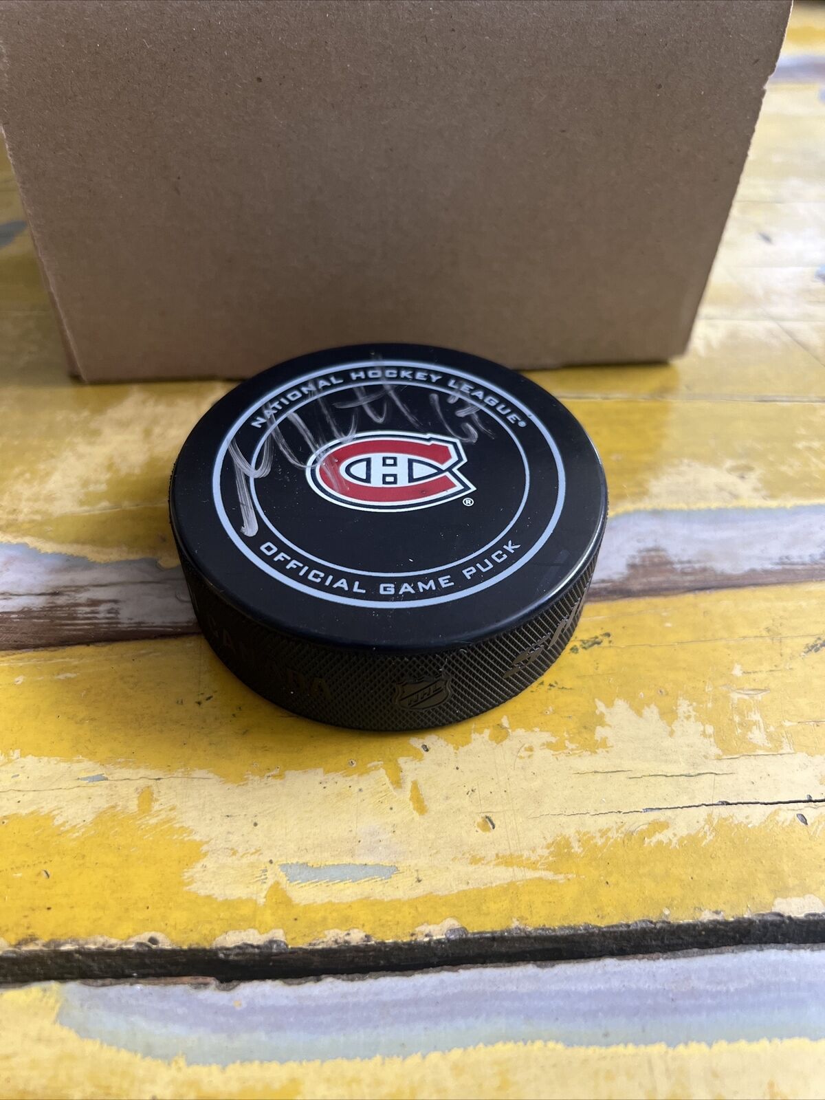 NHL Max Pacioretty Autographed Signed Canadiens Official Game Puck JSA COA