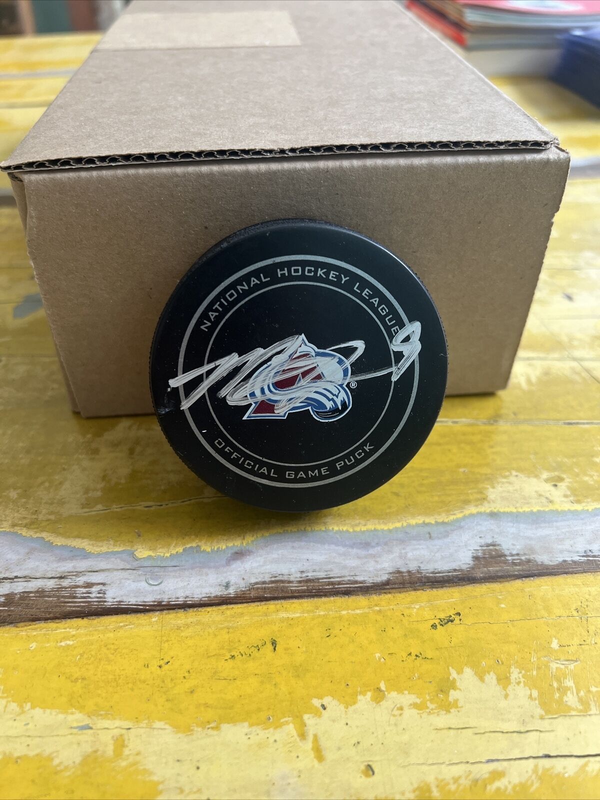 NHL Matt Duchene Autographed Signed Avalanche Official Game Puck JSA COA