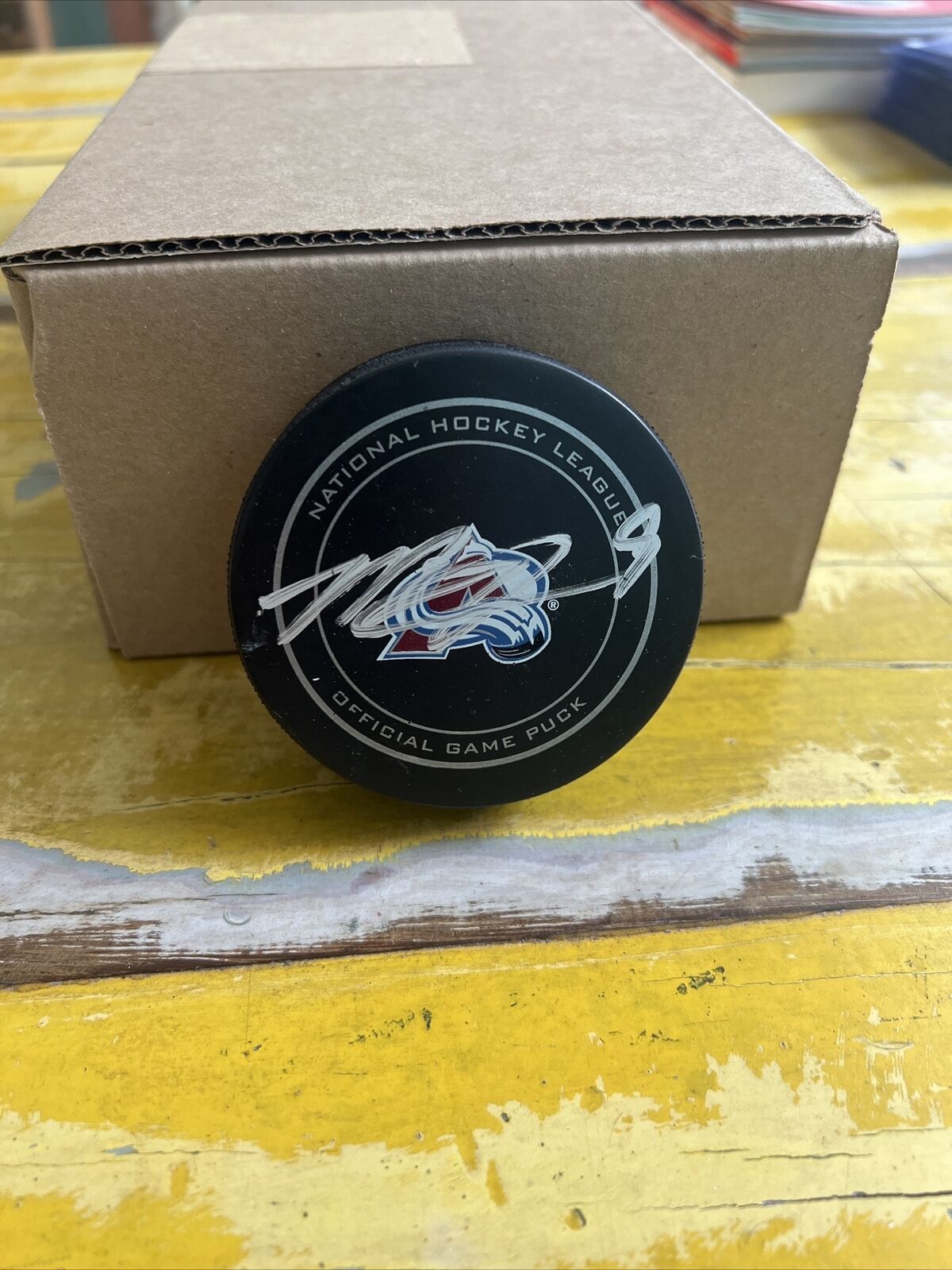 NHL Matt Duchene Autographed Signed Avalanche Official Game Puck JSA COA