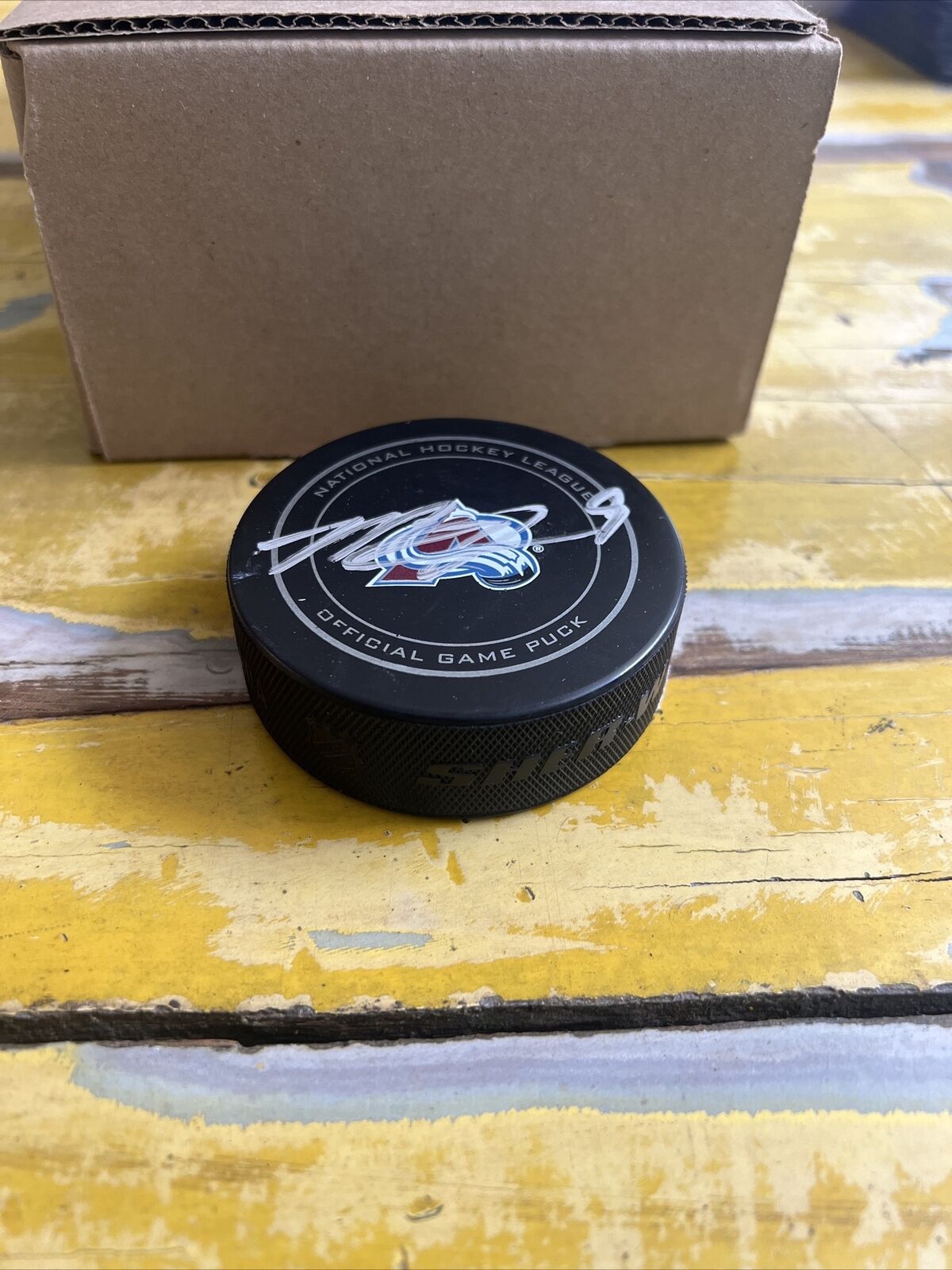 NHL Matt Duchene Autographed Signed Avalanche Official Game Puck JSA COA