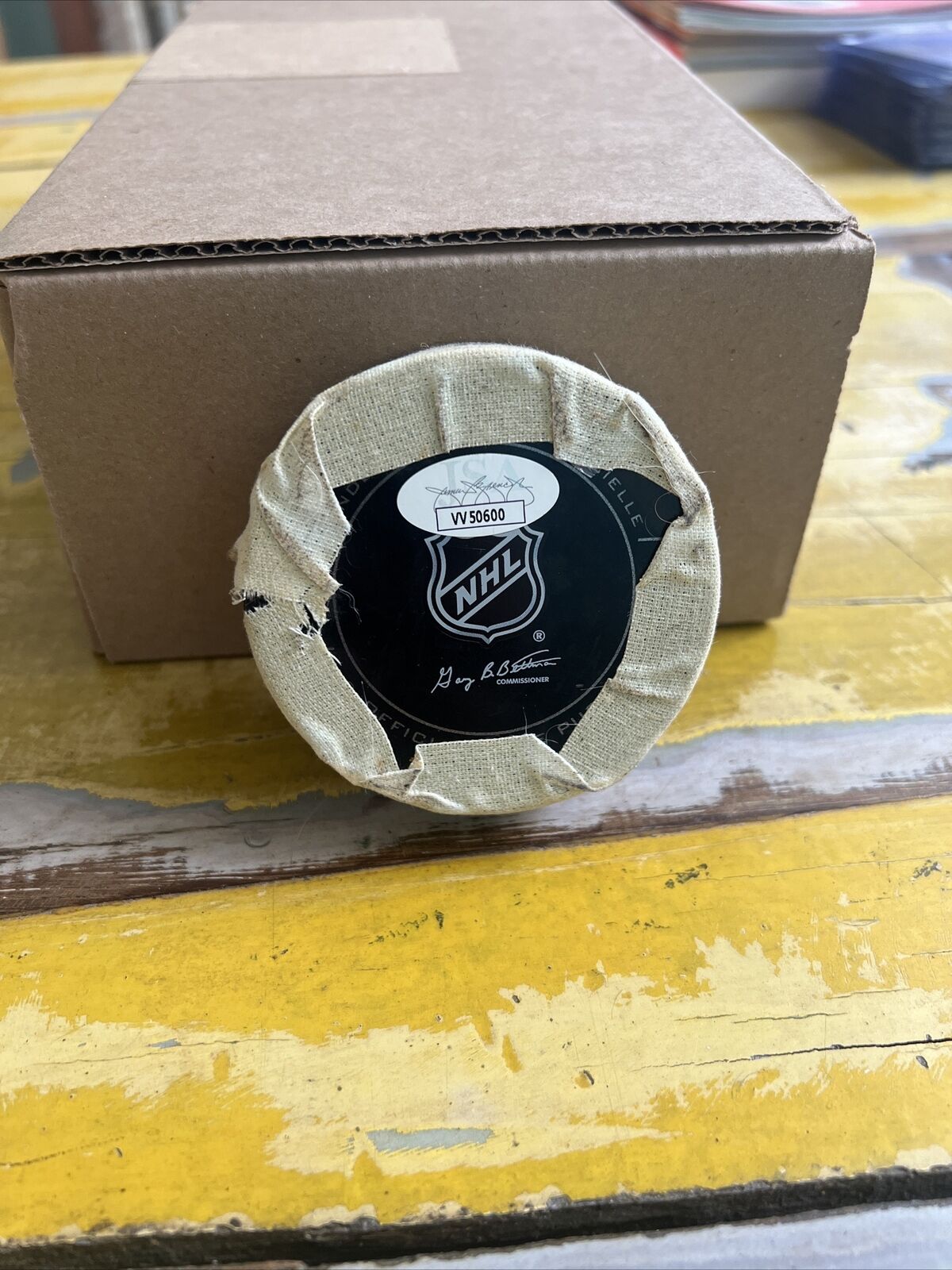 NHL Jeff Skinner Autographed Signed Hurricanes Official Game Puck JSA COA