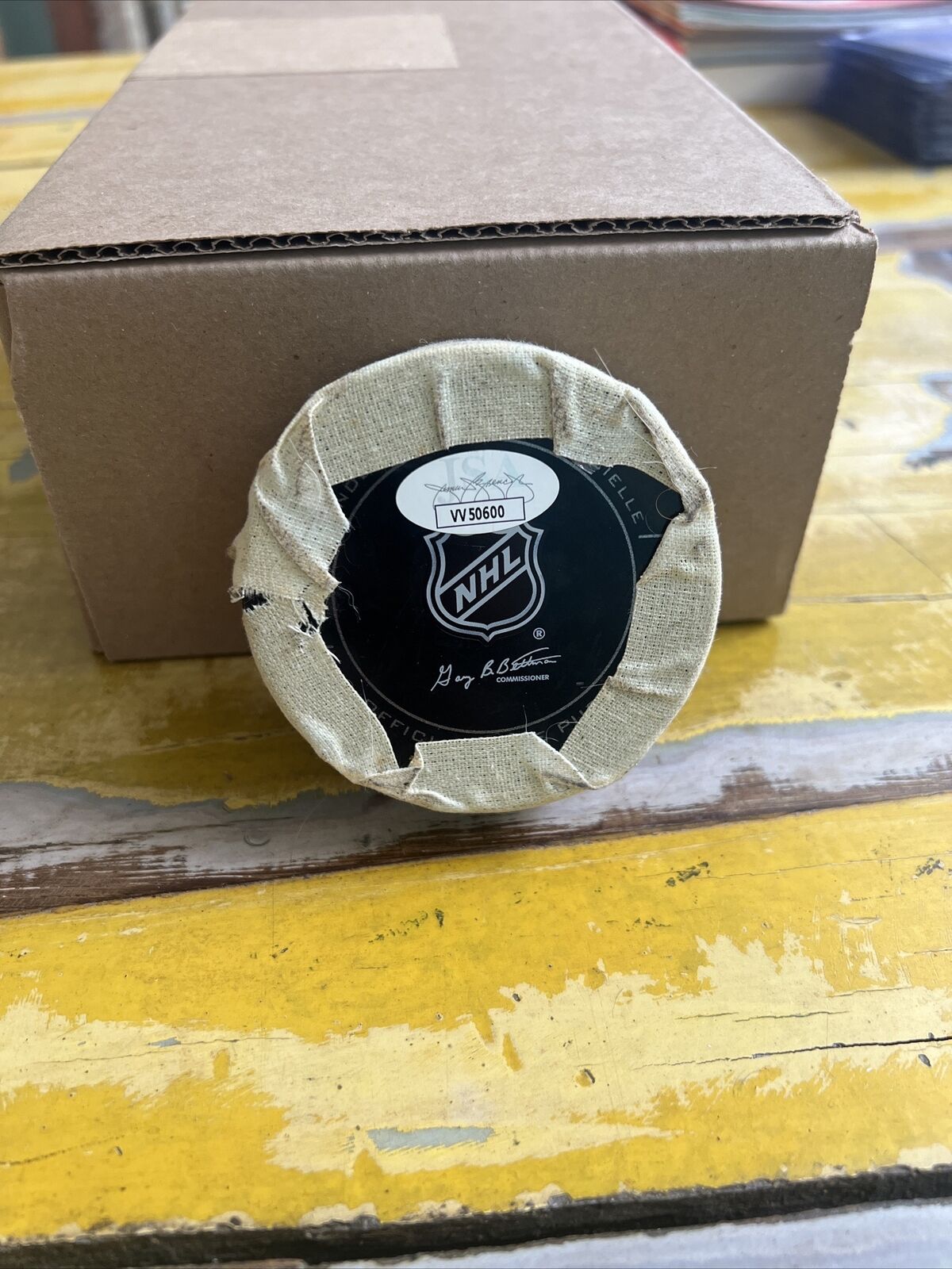 NHL Jeff Skinner Autographed Signed Hurricanes Official Game Puck JSA COA