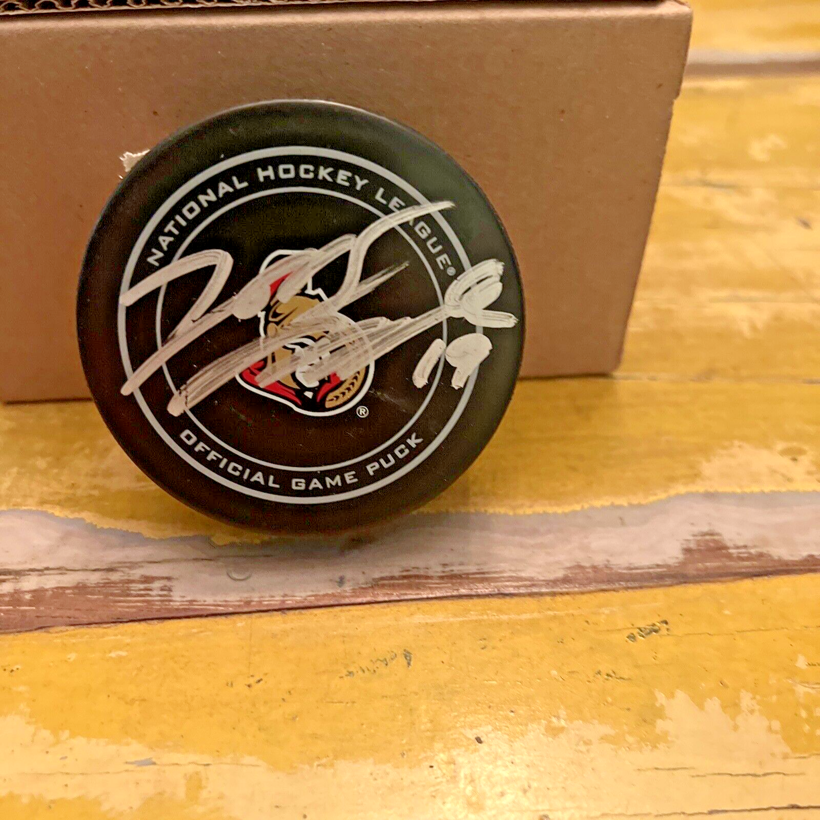 NHL Jason Spezza Autographed Signed Senators Official Game Puck JSA COA