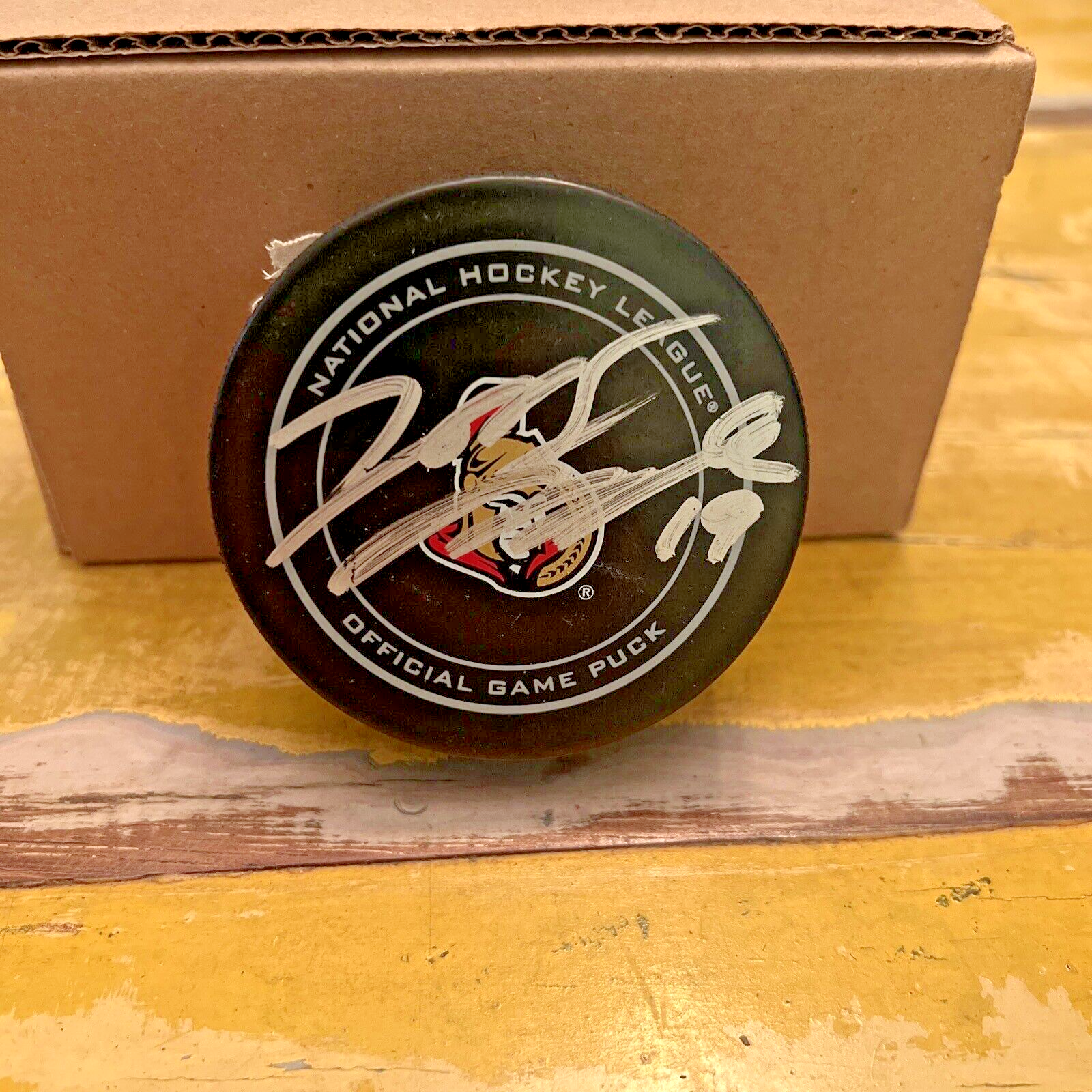 NHL Jason Spezza Autographed Signed Senators Official Game Puck JSA COA