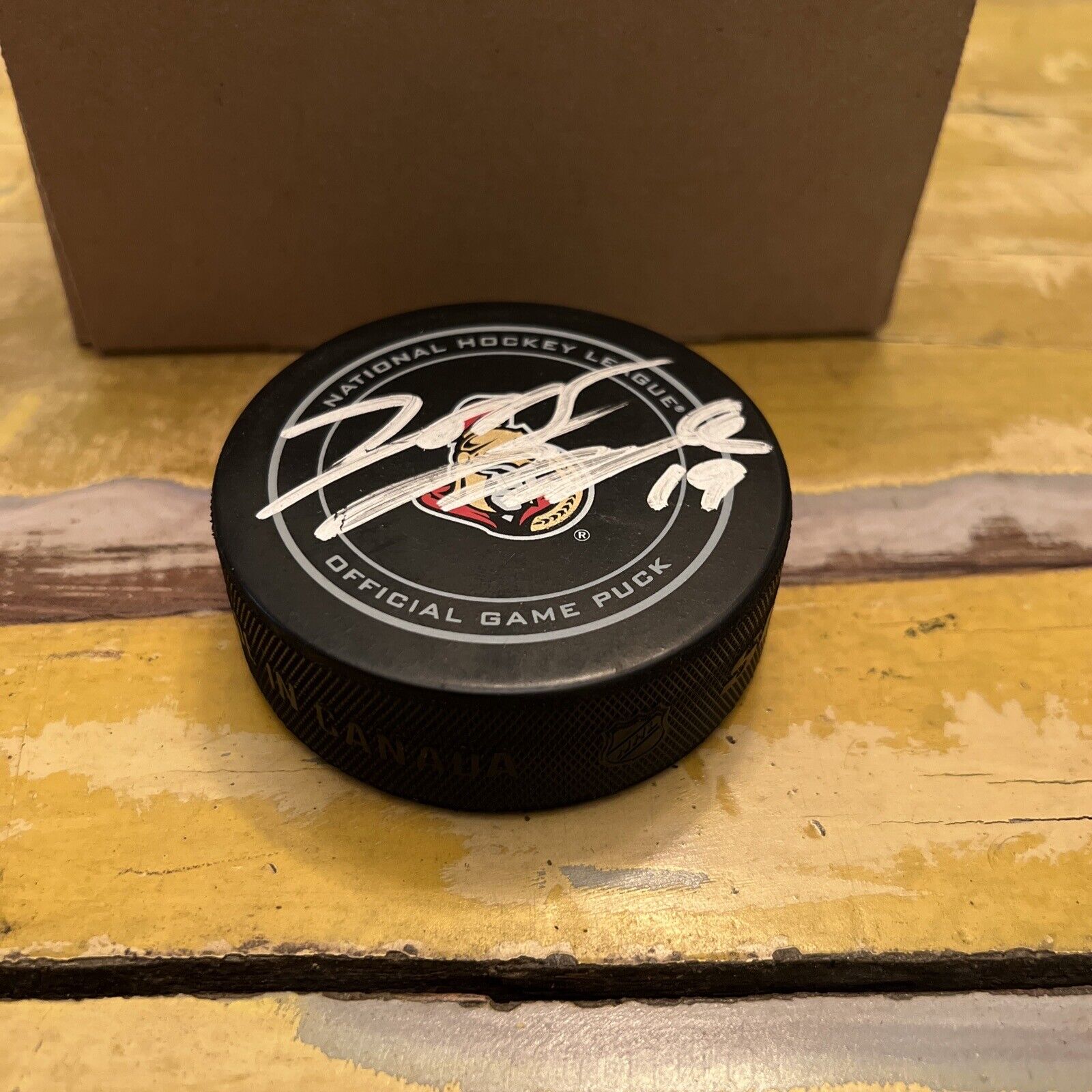 NHL Jason Spezza Autographed Signed Senators Official Game Puck JSA COA