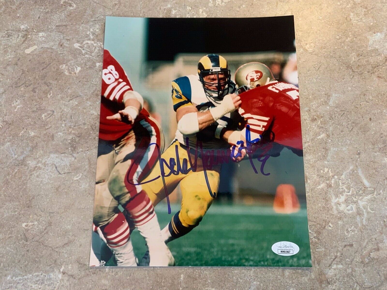 Jack Youngblood Los Angeles Rams Autographed 8x10 Sports Photo JSA COA #MM91967