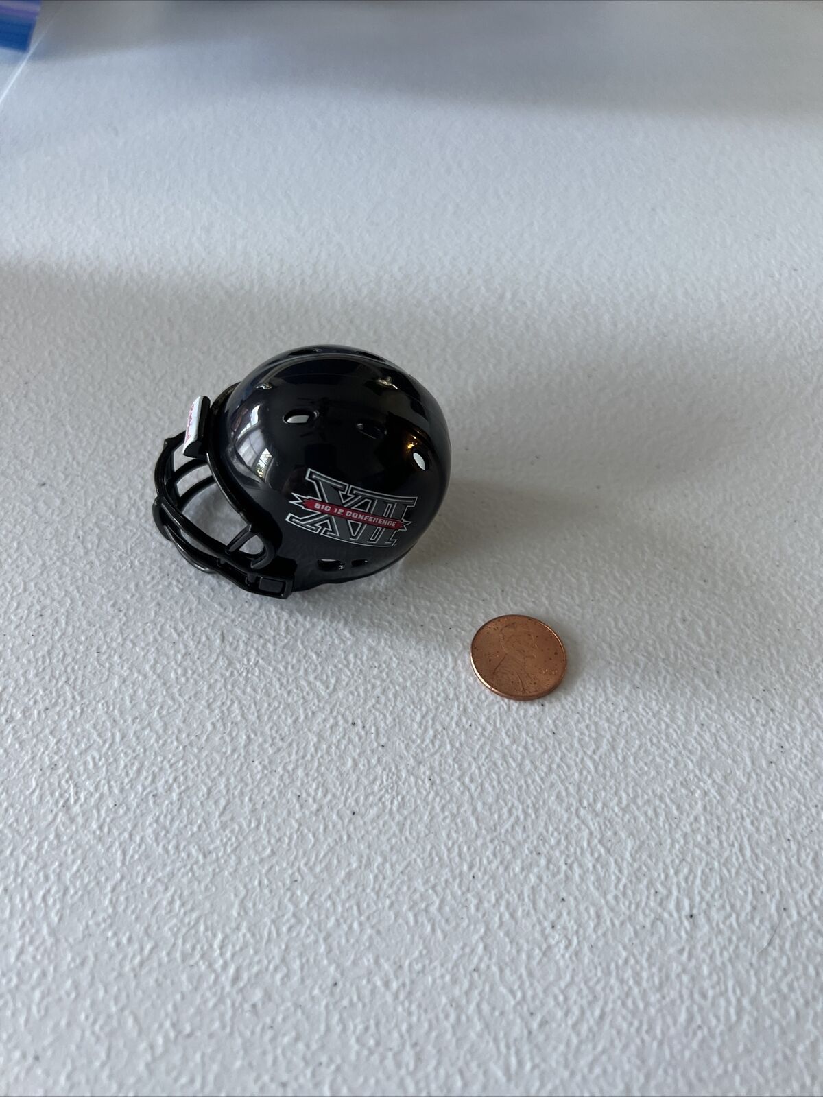 NCAA Big 12 Conf. Riddell Brand Licensed July 2013 Mini Helmet Pocket Size New