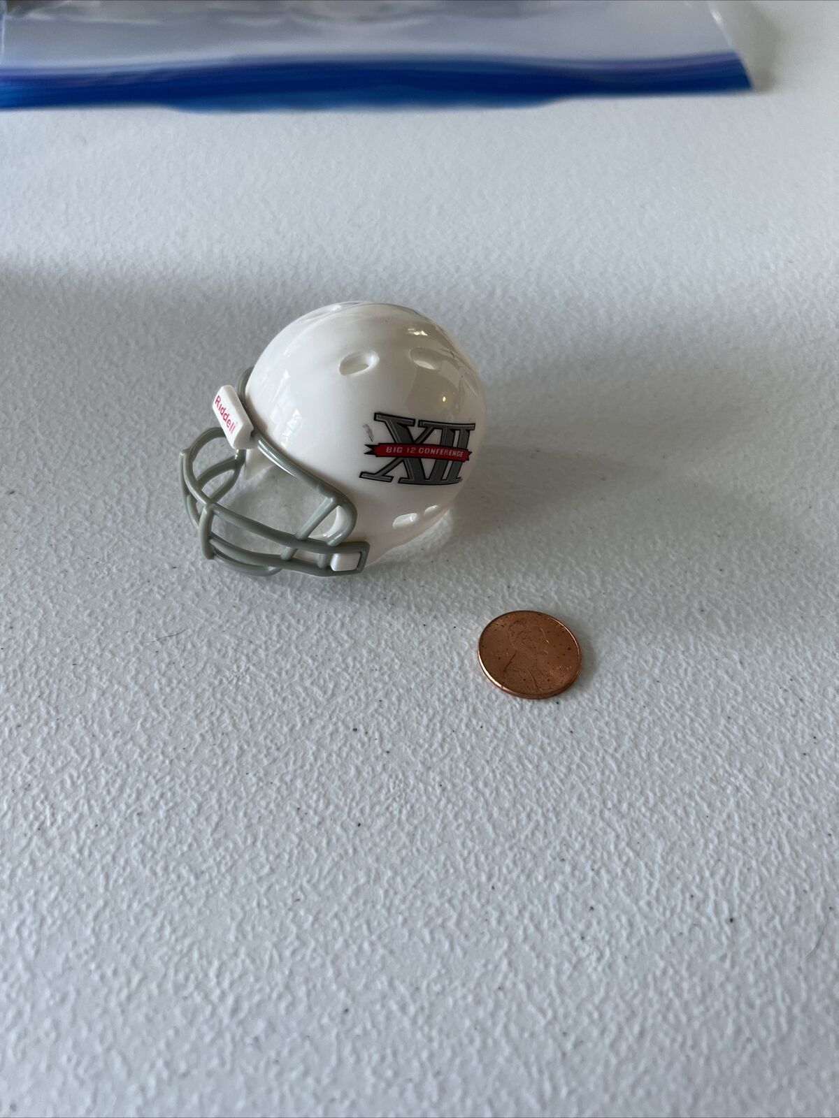 NCAA Big 12 Conf. Riddell Brand Licensed July 2013 Mini Helmet Pocket Size New