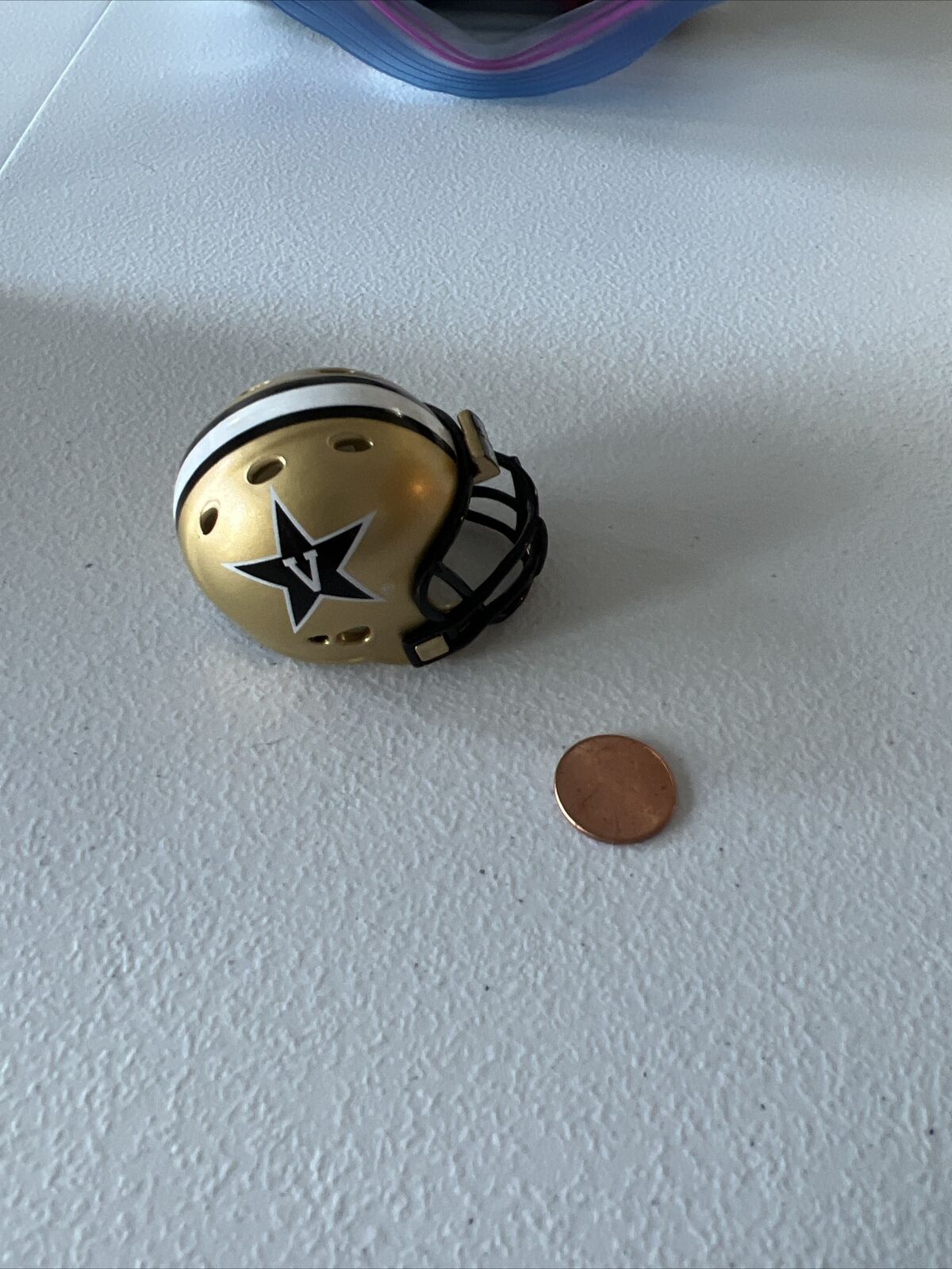 NCAA Vanderbilt Riddell Brand Licensed May 2013 Mini Helmet Pocket Size