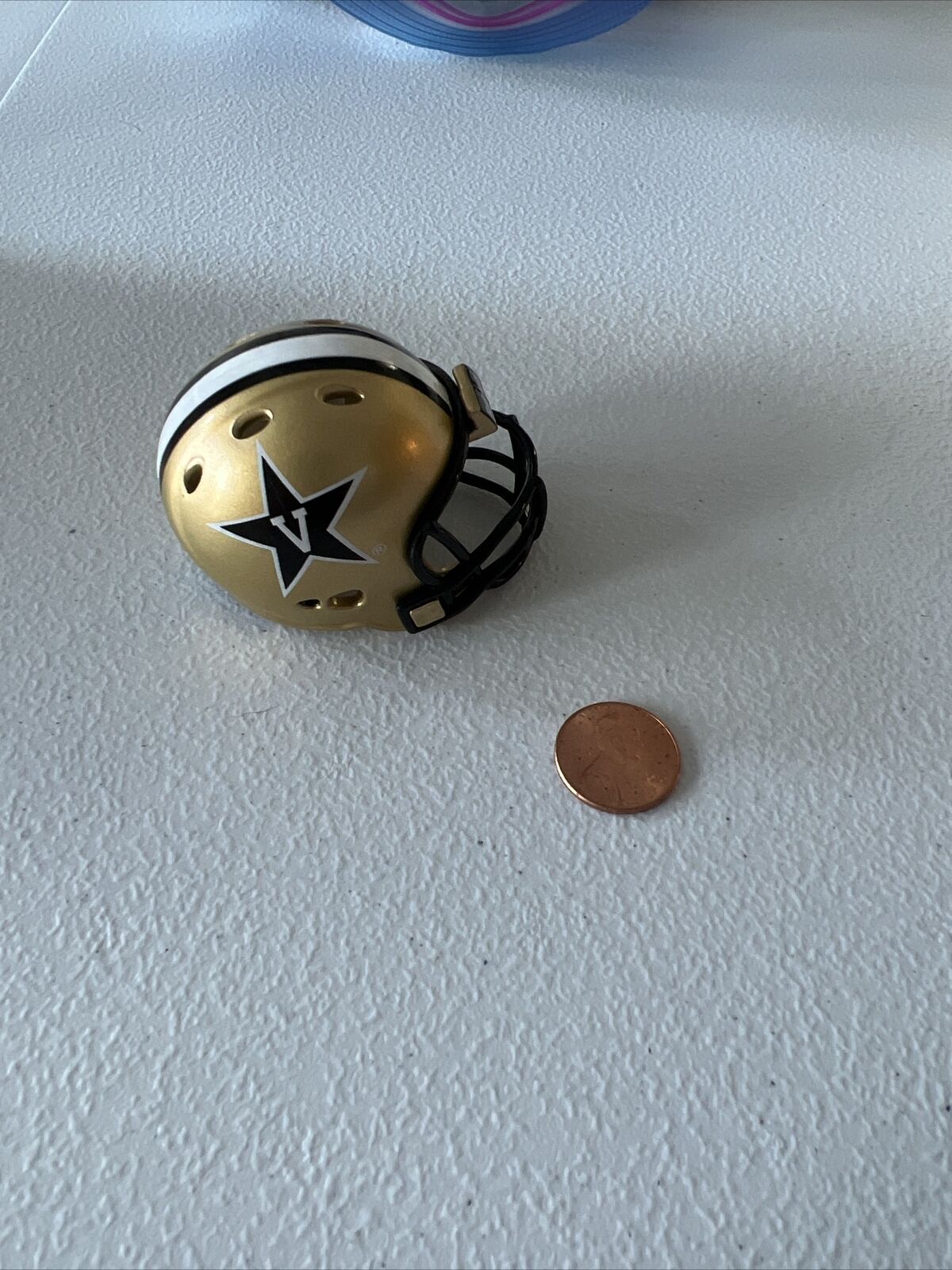 NCAA Vanderbilt Riddell Brand Licensed May 2013 Mini Helmet Pocket Size