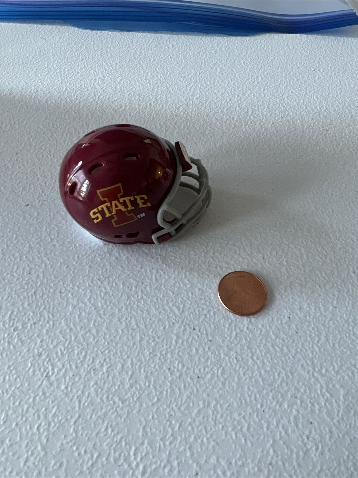 NCAA Iowa State  Riddell Brand Licensed July 2013  Mini Helmet Pocket Size New