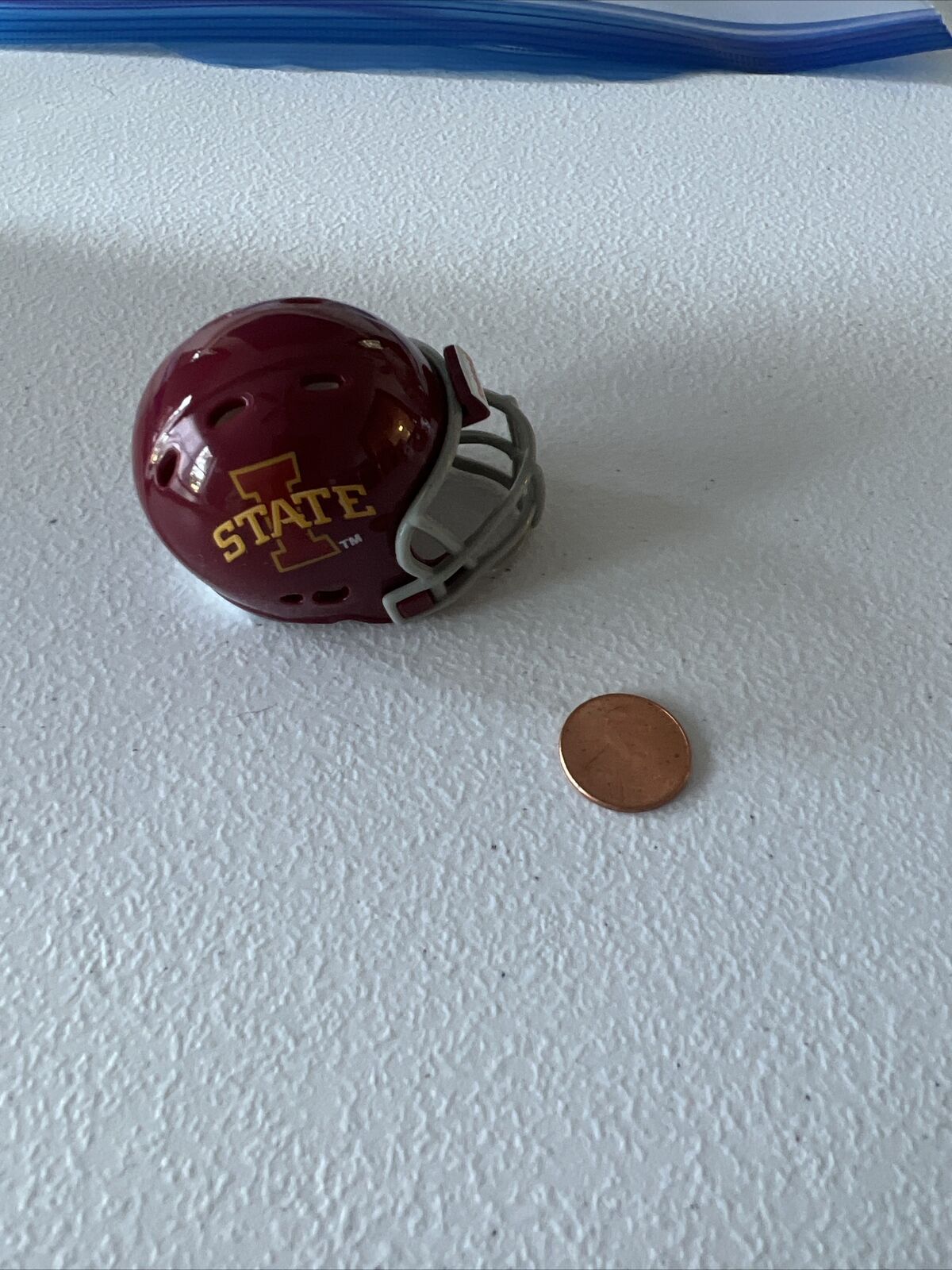 NCAA Iowa State  Riddell Brand Licensed July 2013  Mini Helmet Pocket Size New