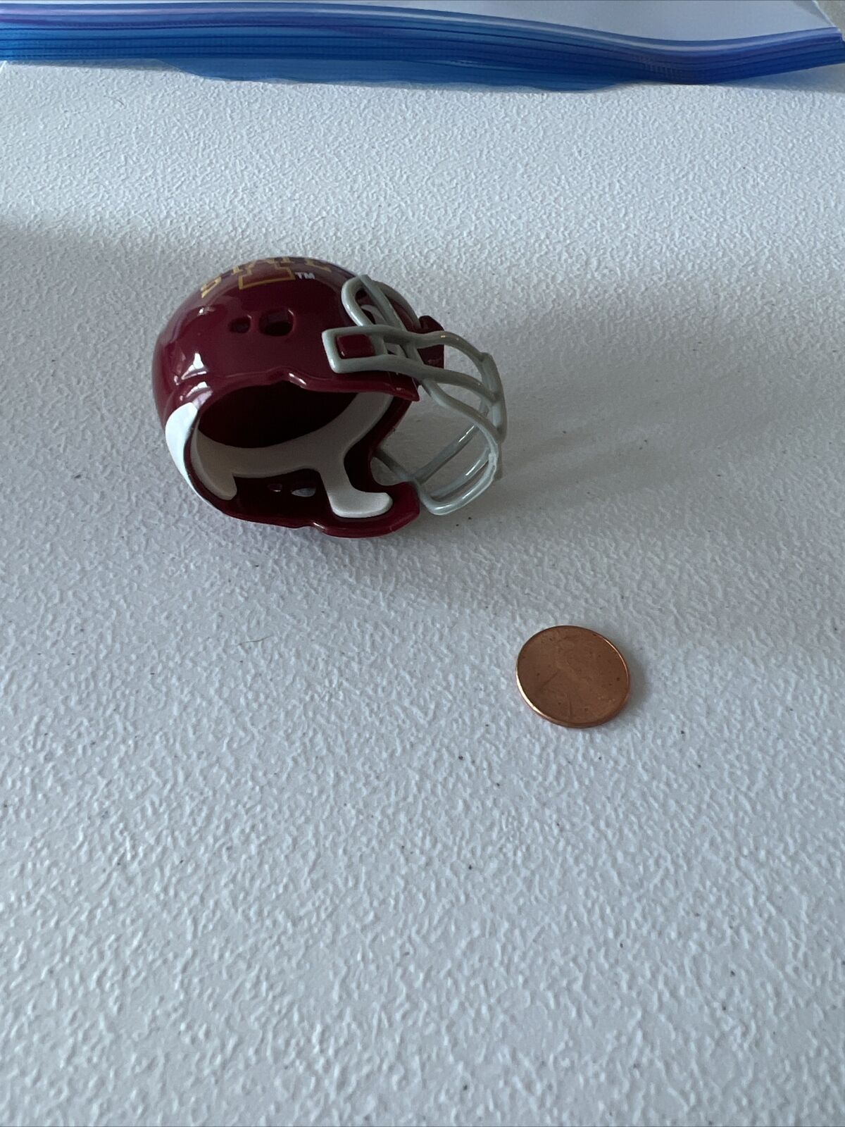 NCAA Iowa State  Riddell Brand Licensed July 2013  Mini Helmet Pocket Size New