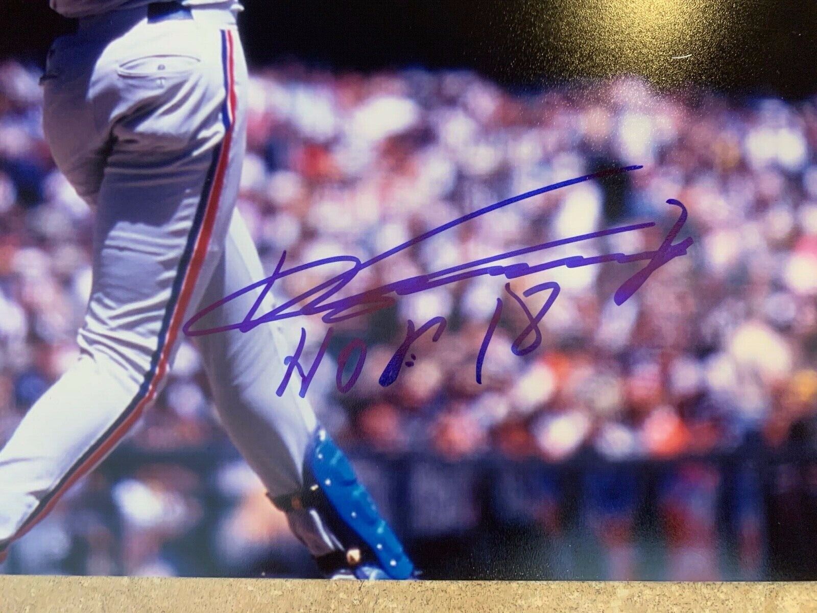 Vladimir Guerrero SR Expos Autographed 8x10 Sports Photo B JSA COA #MM91924