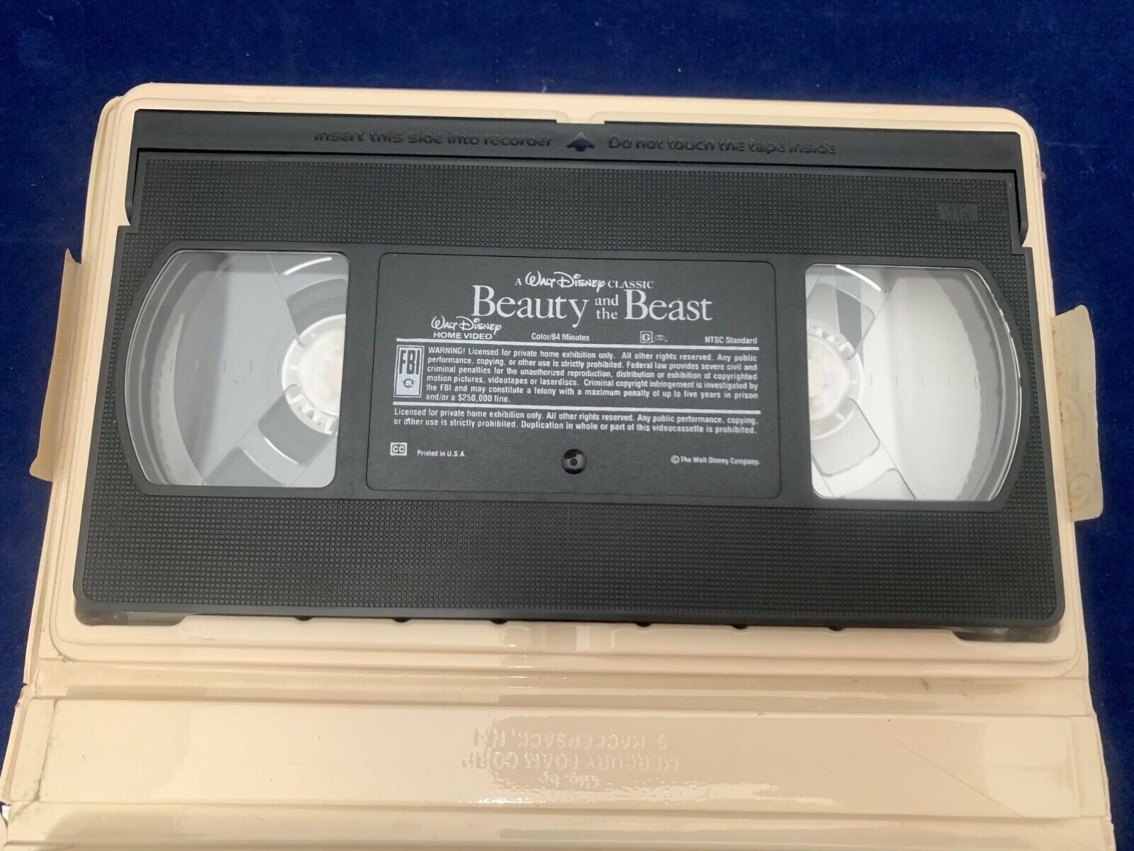 Walt Disneys Beauty and the Beast VHS Black Diamond The Classics PreOwned