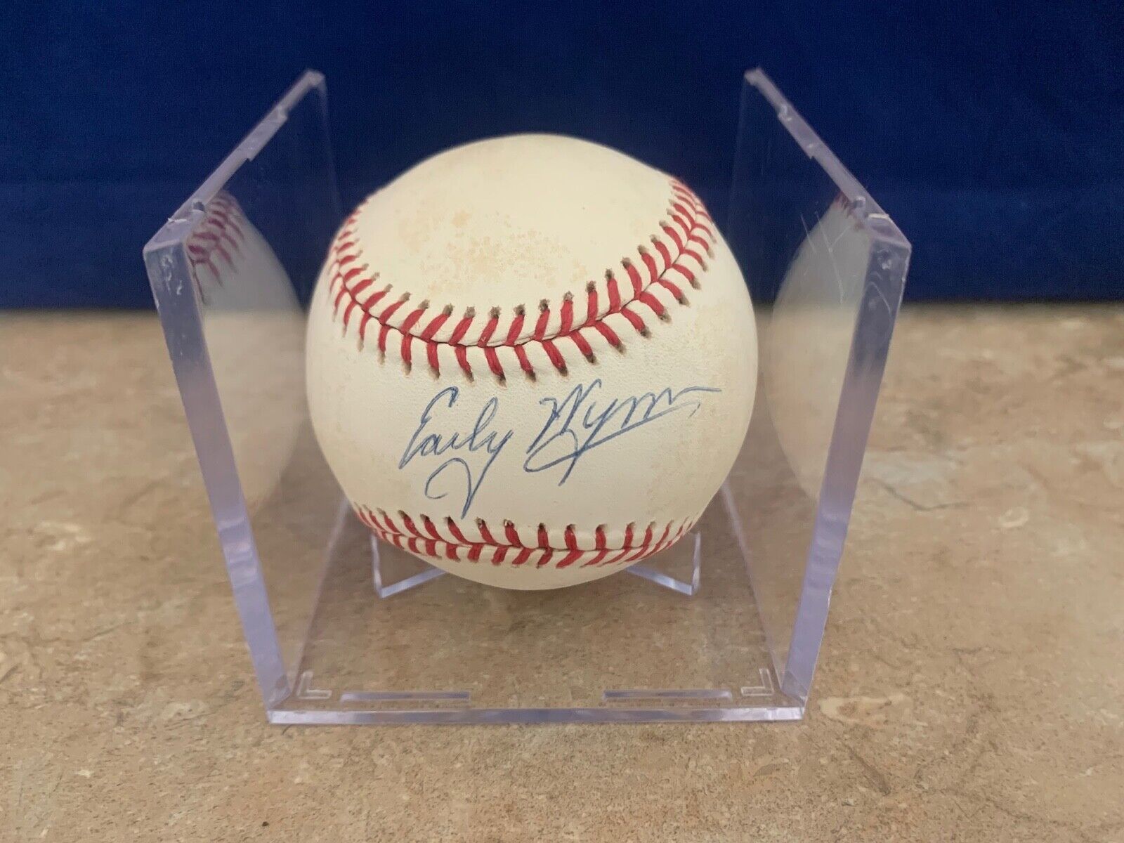 Early Wynn Cleveland Indians Autographed Bobby Brown Baseball JSA COA #Q12415