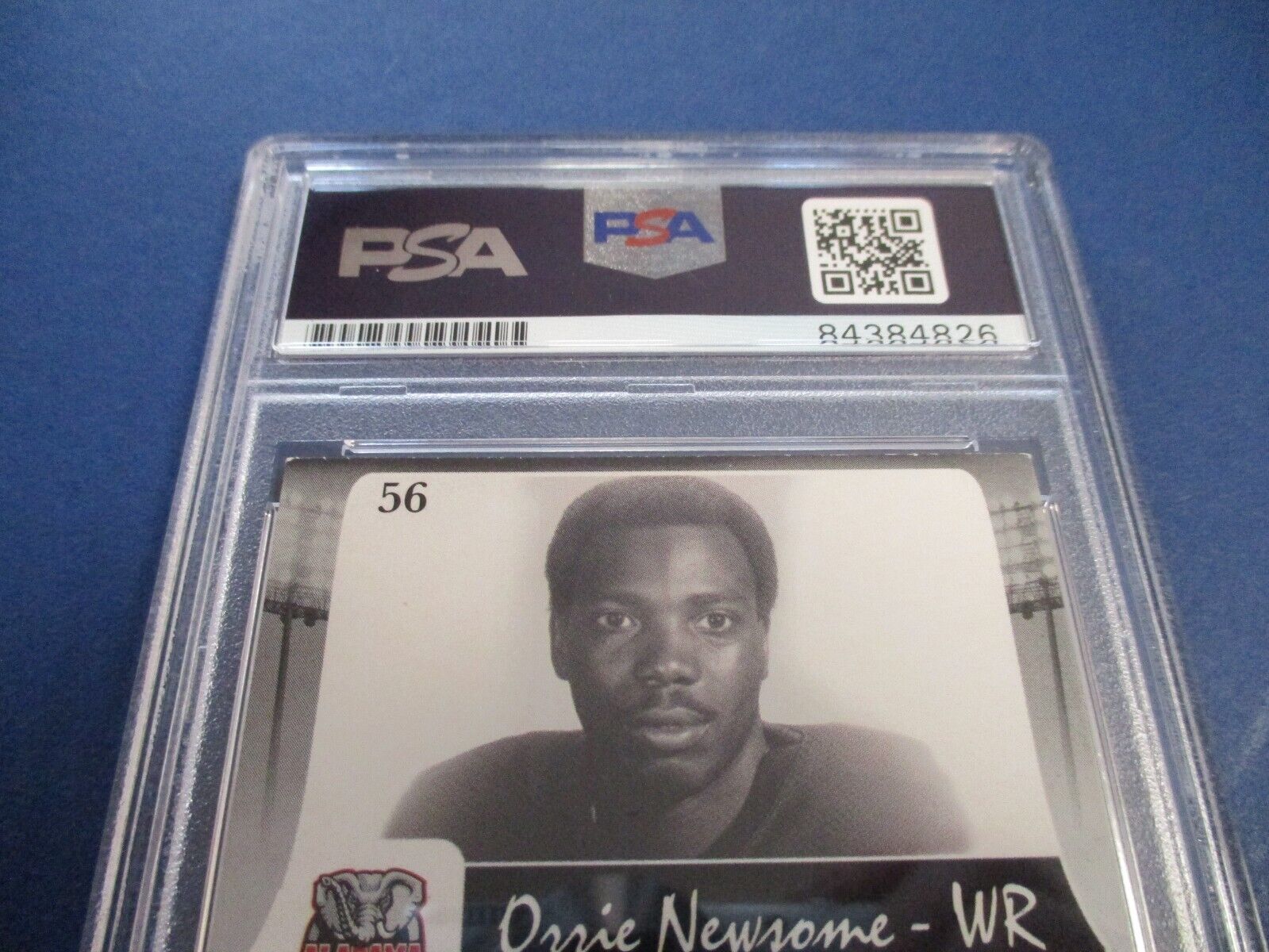 Ozzie Newsom Alabama Autographed Signed 2006 Press Pass Card #56 PSA Slab Auth.