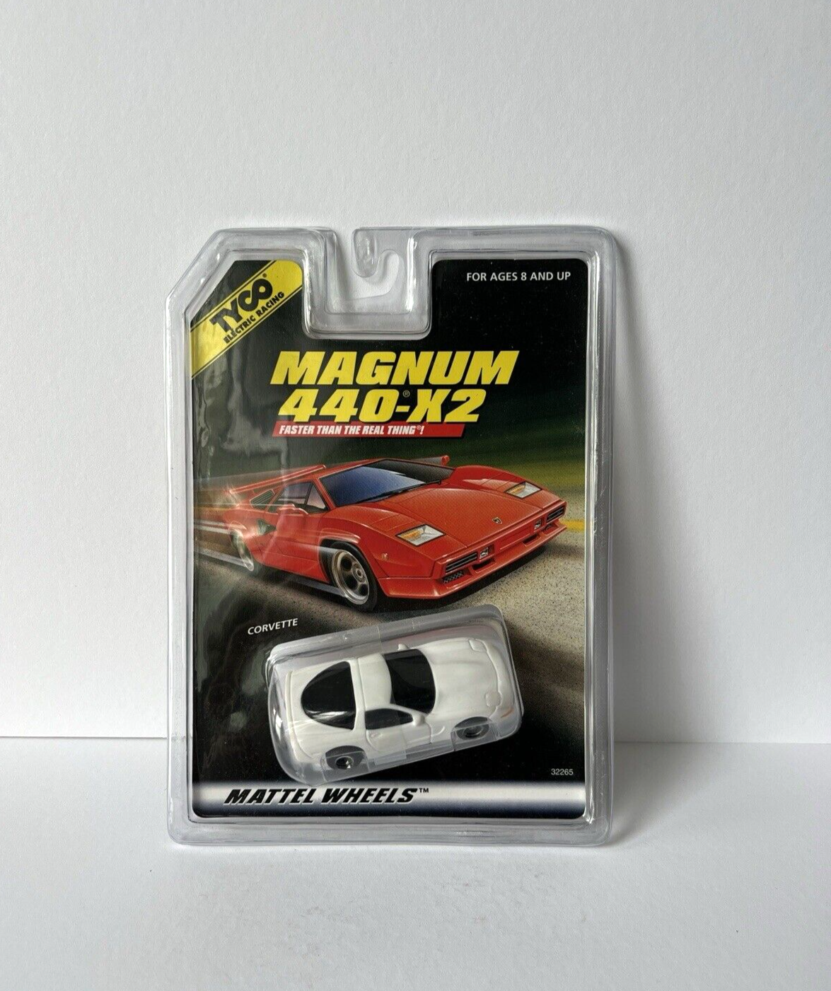 Tyco Racing Magnum 440-X2 Corvette White Electric Slot Car New In Package