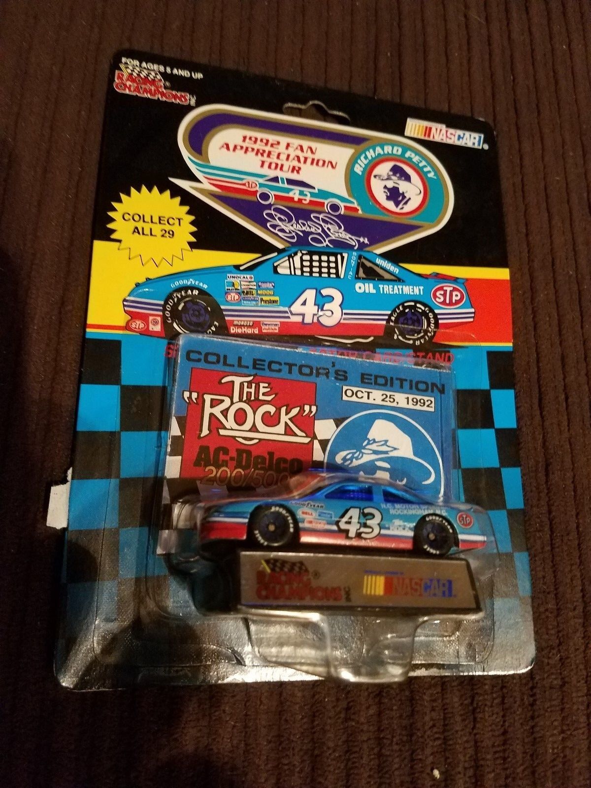 Richard Petty# 43 October 25 1992 Fan Tour "The Rock" AC Delco 200/500