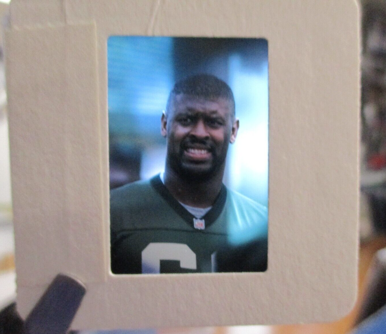 Reggie White 1997 Collectors Edge Original Card With 2 35mm Slide Front & Back