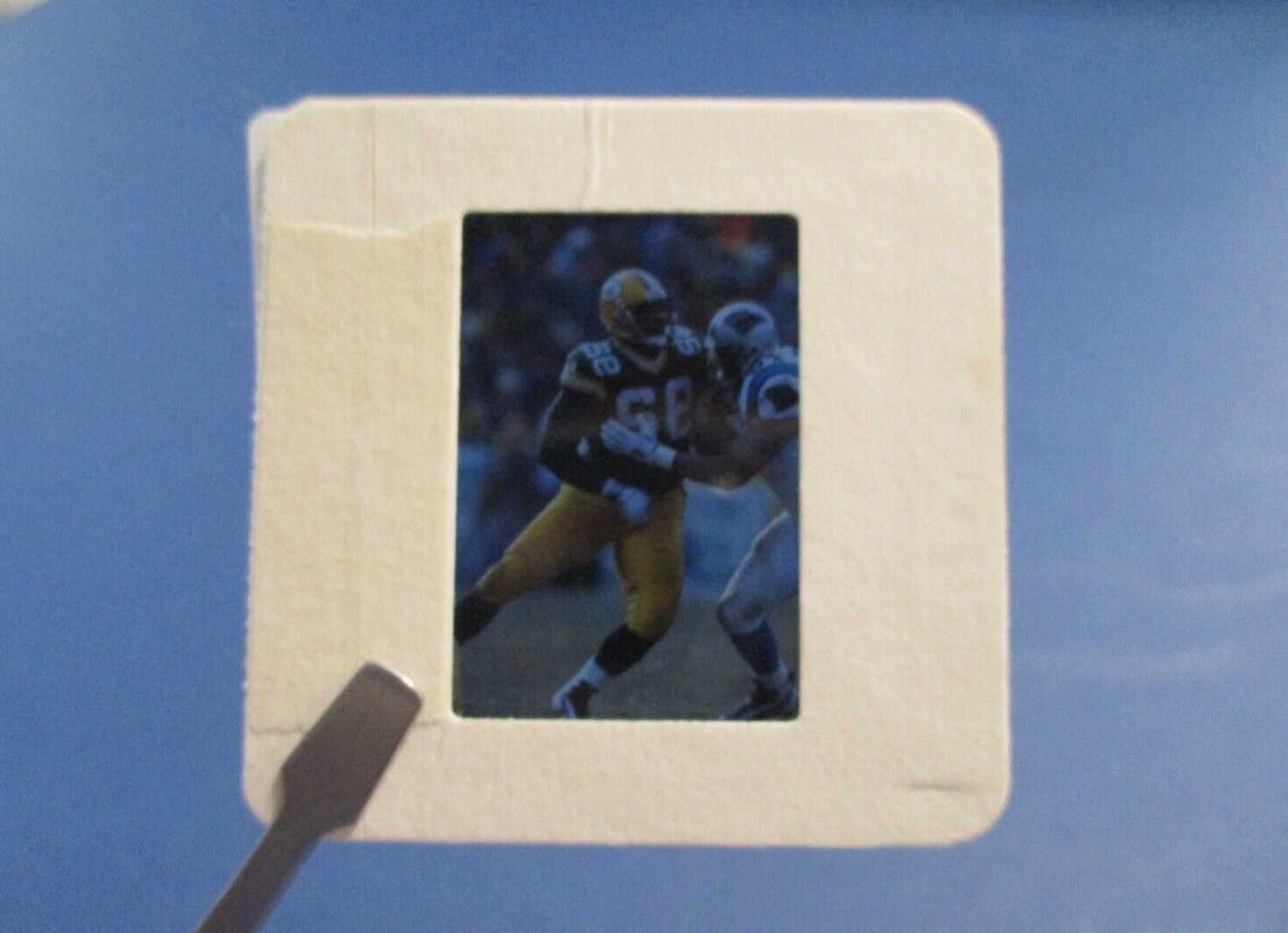 Reggie White 1997 Collectors Edge Original Card With 2 35mm Slide Front & Back