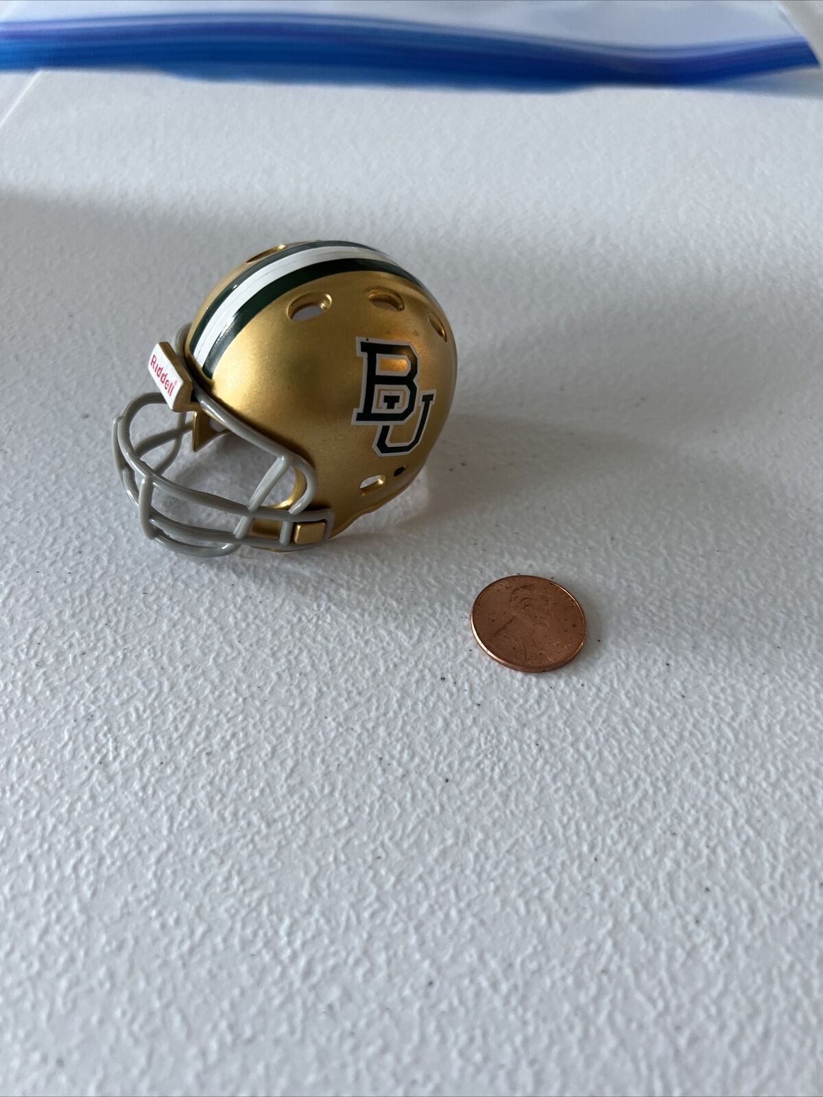 NCAA Baylor  Riddell Brand Licensed May 2015 Mini Helmet Pocket Size New