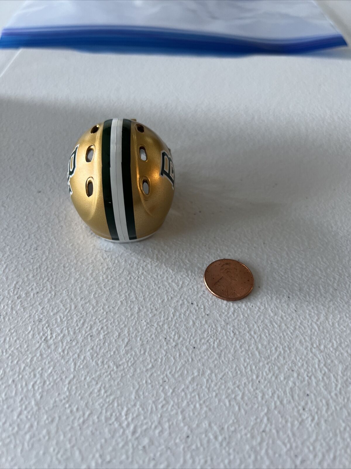 NCAA Baylor  Riddell Brand Licensed May 2015 Mini Helmet Pocket Size New