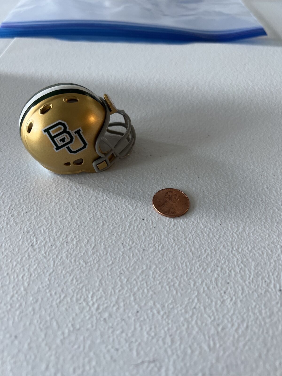 NCAA Baylor  Riddell Brand Licensed May 2015 Mini Helmet Pocket Size New