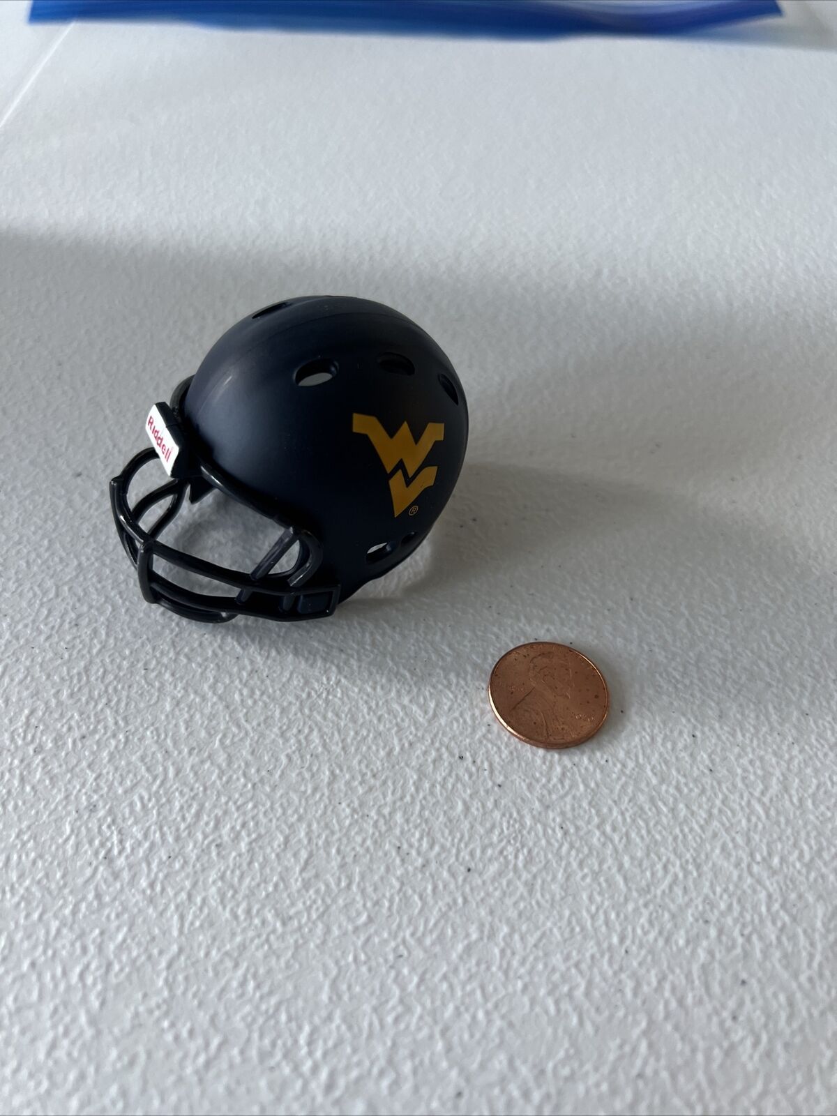 NCAA West Virginia  Riddell Brand Licensed July 2013 Mini Helmet Pocket Size New