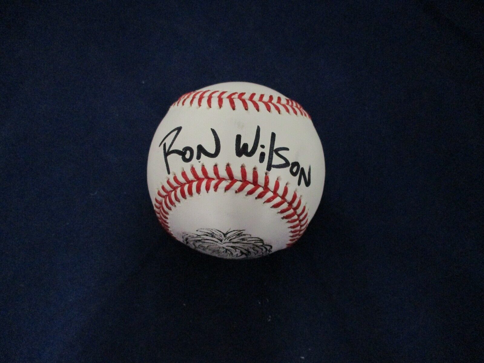 1/1 Hulk Sketched Baseball Autographed by Ron Wilson JSA COA #AI77098