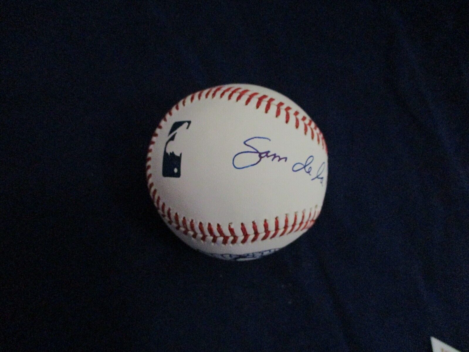 1/1 Spiderman Sketched Baseball Autographed by Sam De La Rosa JSA COA #AI77100