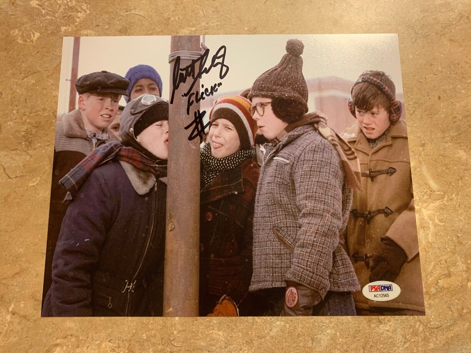 Scott Schwartz A Christmas Story Autographed 8x10 PSA COA #AC12565