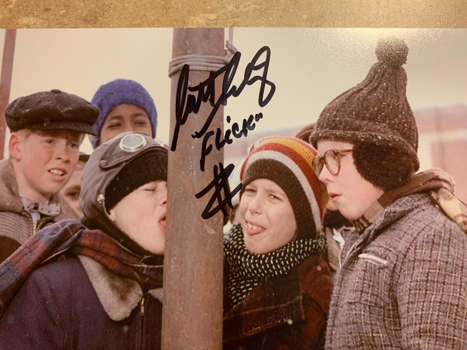 Scott Schwartz A Christmas Story Autographed 8x10 PSA COA #AC12565