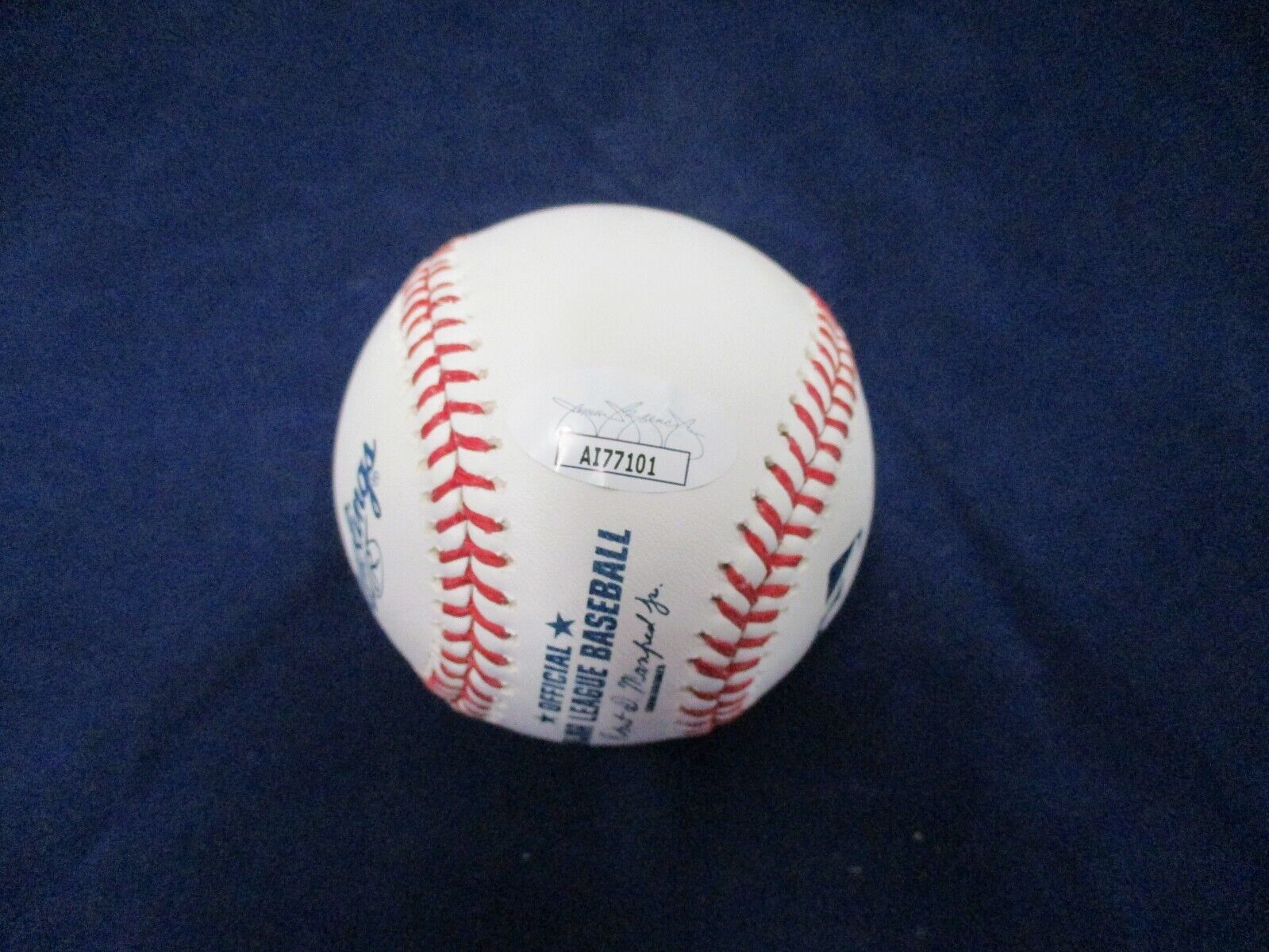 1/1 Batman Sketched Baseball Autographed Signed by Scott Hanna JSA COA #AI77101