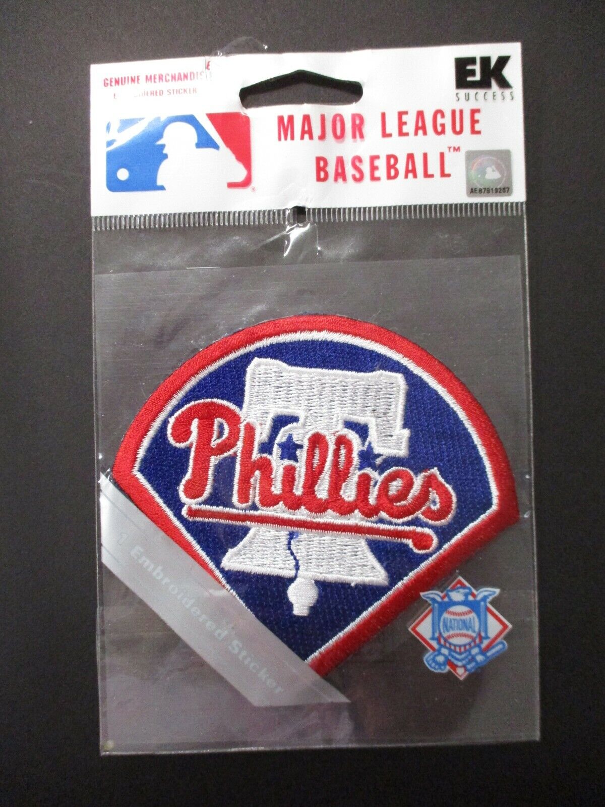 Philadelphia Phillies patch size 3.25 x 3.25 inches in excellent condition