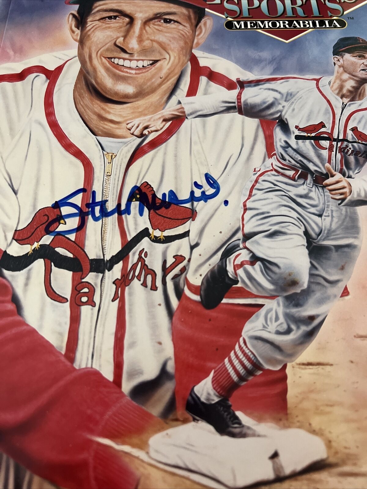 Stan Musial Cardinals MLB Autographed Signed Legends Magazine PSA COA #AN21209