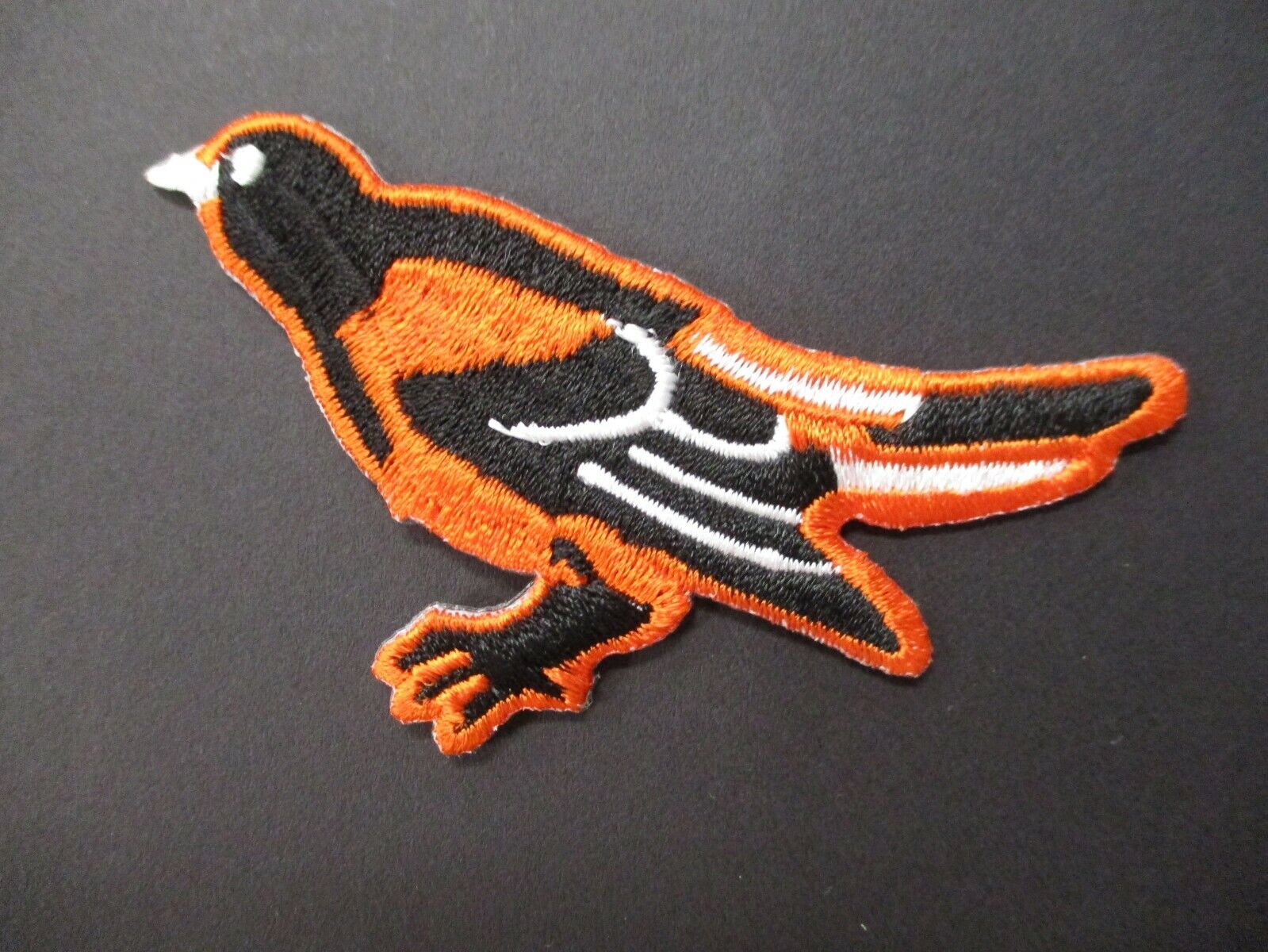 Baltimore Orioles Oriole (Bird) Patch Logo Size 1.75 x 3.25 inches