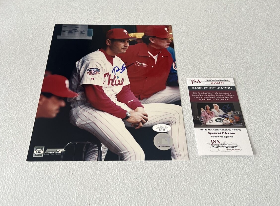 Terry Francona Phillies Autographed Signed 8x10 Photo JSA COA #AI48137