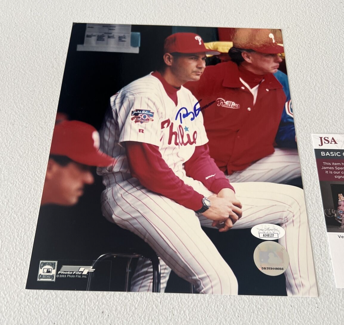 Terry Francona Phillies Autographed Signed 8x10 Photo JSA COA #AI48137