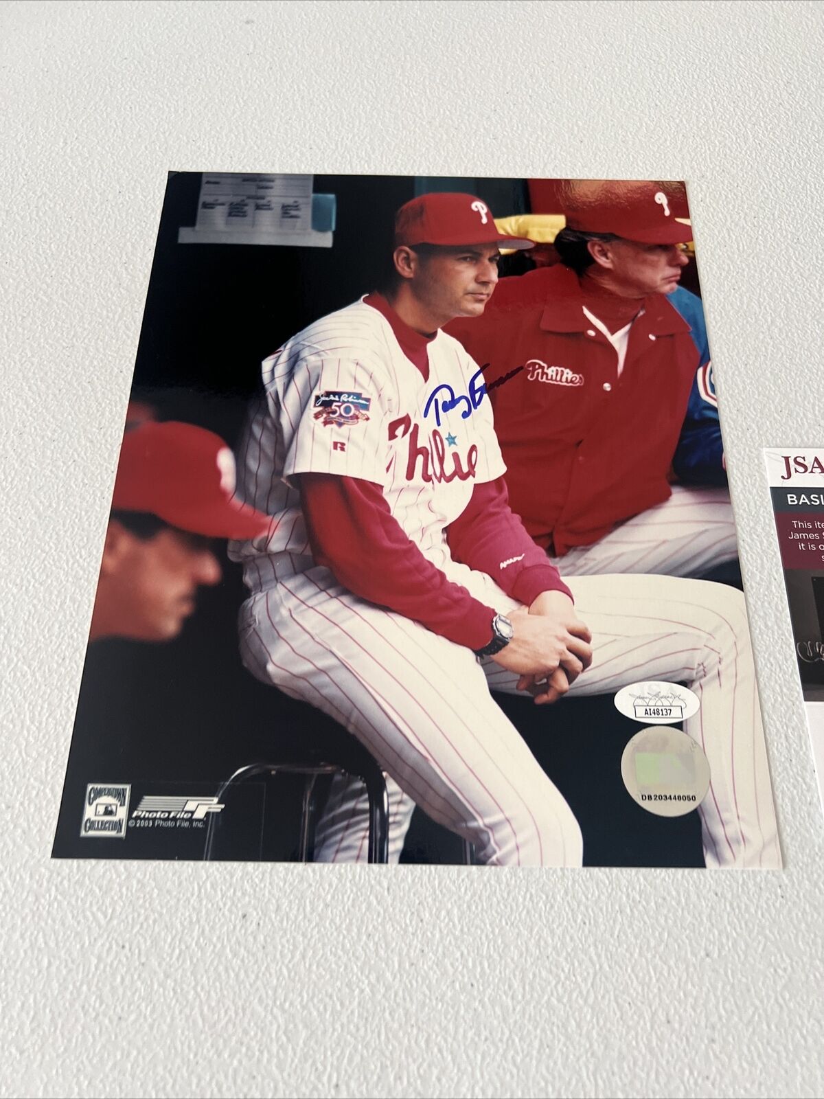 Terry Francona Phillies Autographed Signed 8x10 Photo JSA COA #AI48137