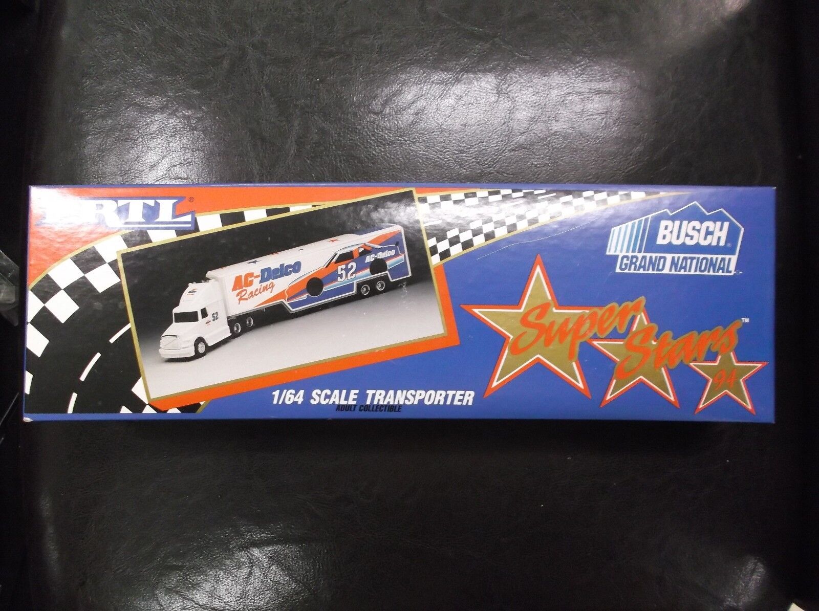 Ken Schrader AC DELCO  ERTL 1994 NASCAR Transporter 1/64 White Rose