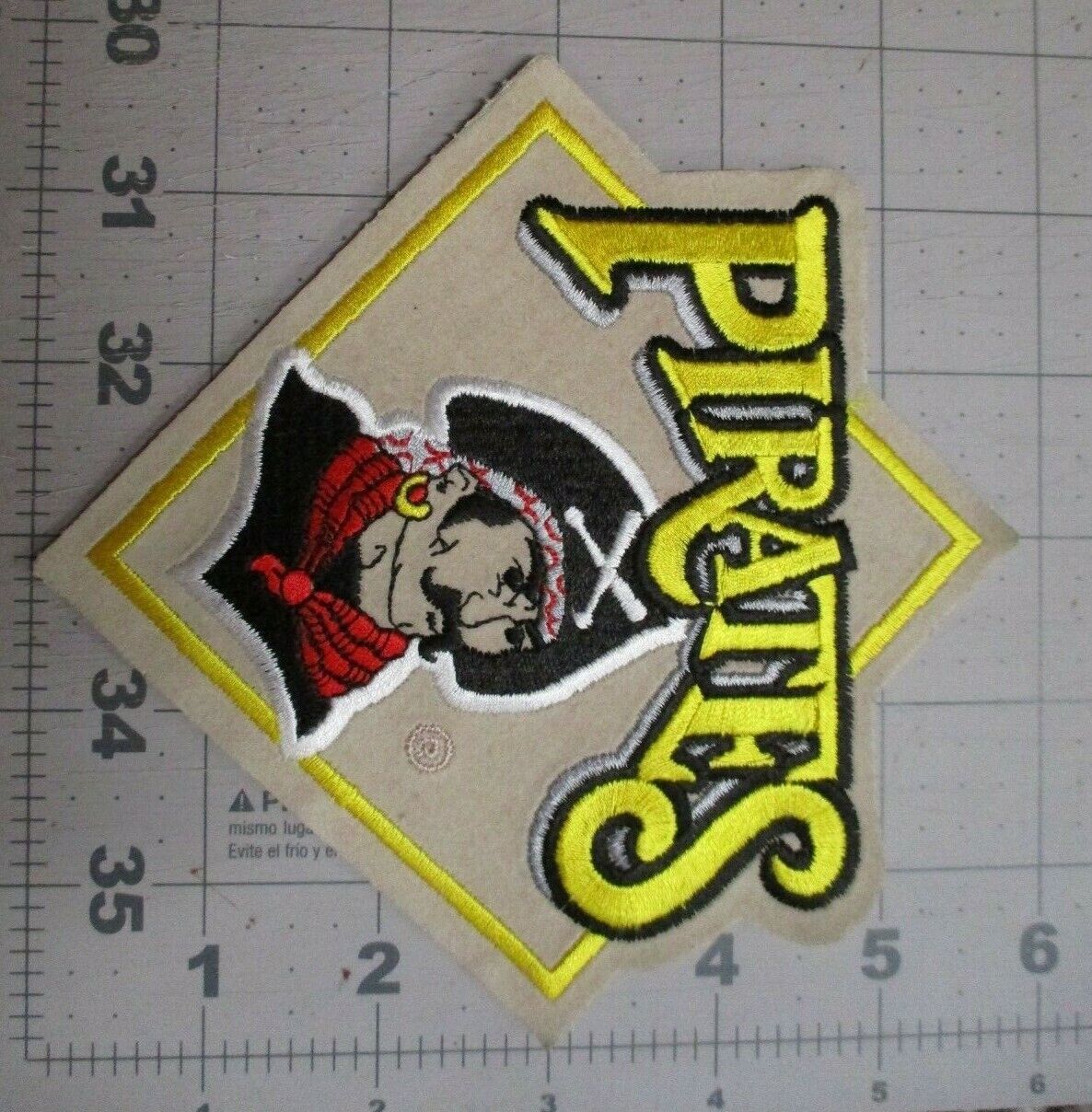 Pittsburgh Pirates Larger Old Logo Big Patch Size 6 x 6 Inch