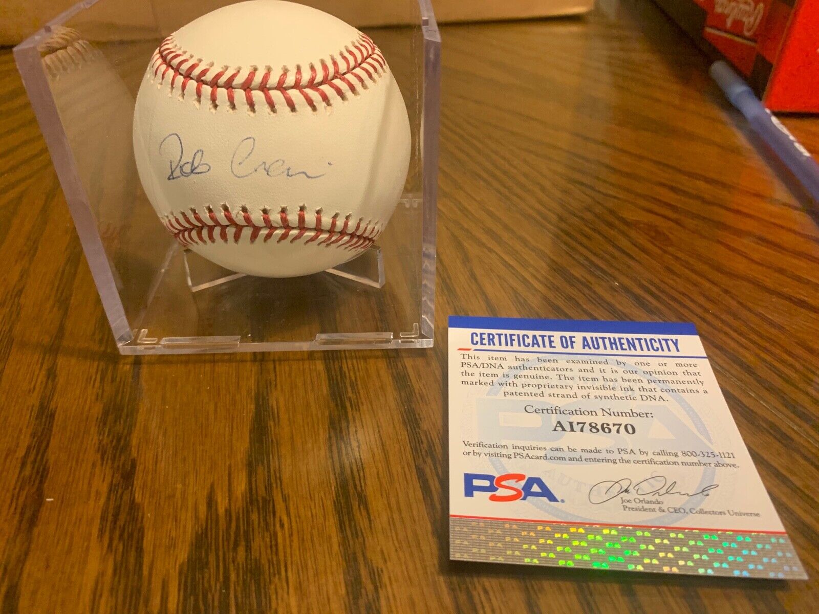 Robinson Cano Mets Yankees Signed Autographed Baseball W/ PSA COA #AI78670 MLB