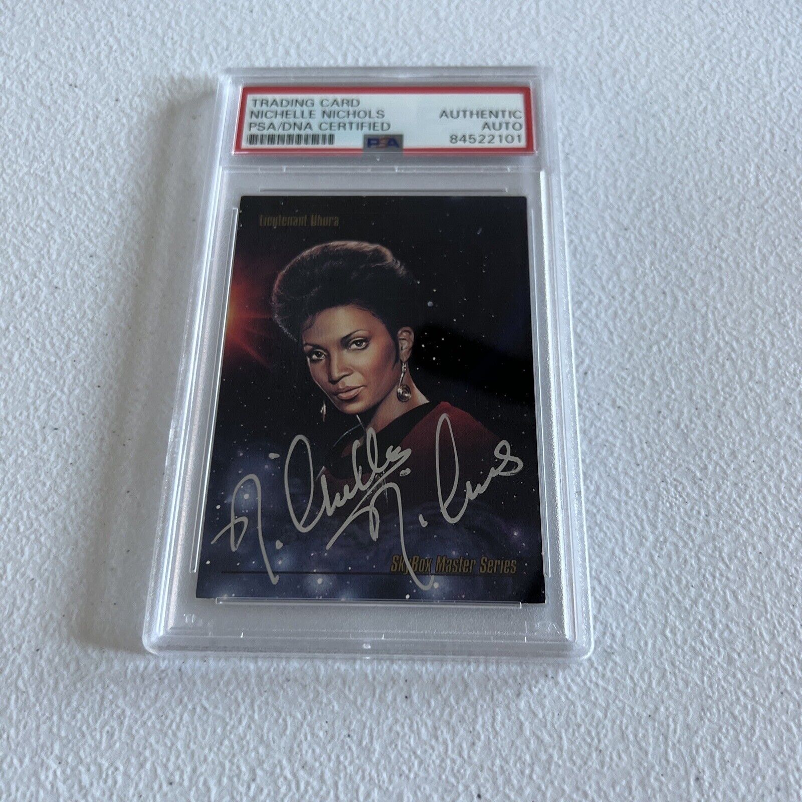 Nichelle Nichols "Uhura" Autographed Signed 1993 Star Trek Card PSA Auth Slab