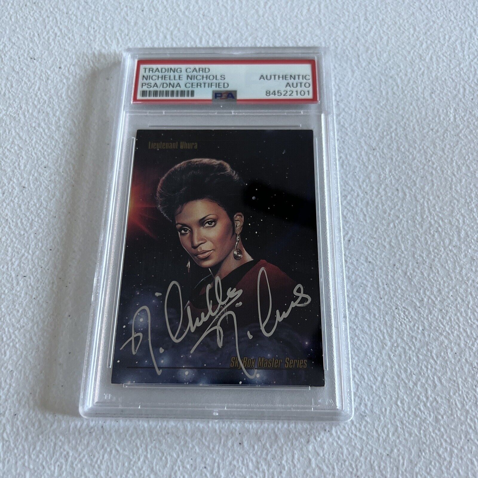 Nichelle Nichols "Uhura" Autographed Signed 1993 Star Trek Card PSA Auth Slab