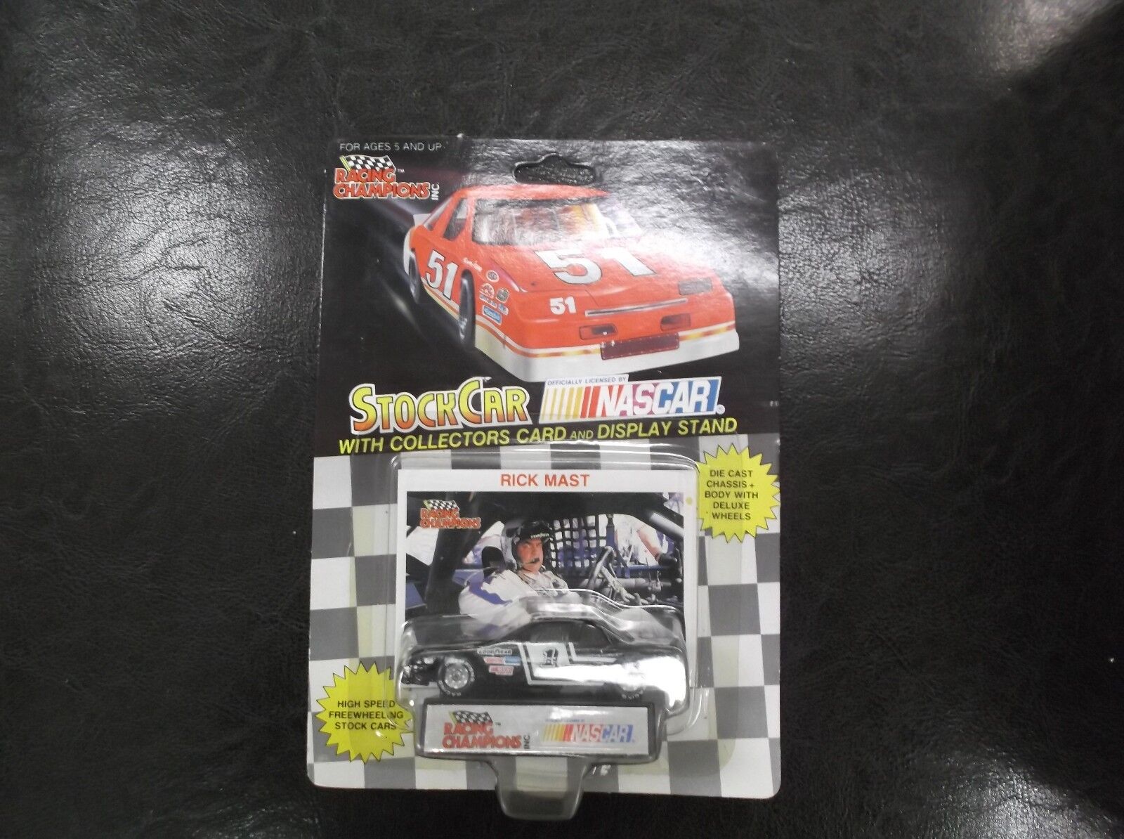 Rick Mast #1  Stock Car 1:64 Diecast Replica 1991 Racing Champion STICKER