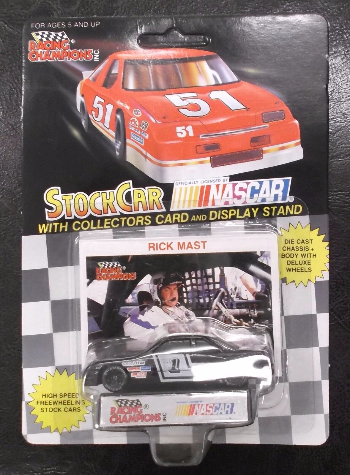 Rick Mast  #1 Stock Car 1:64 Diecast Replica 1991 Racing Champions NASCAR