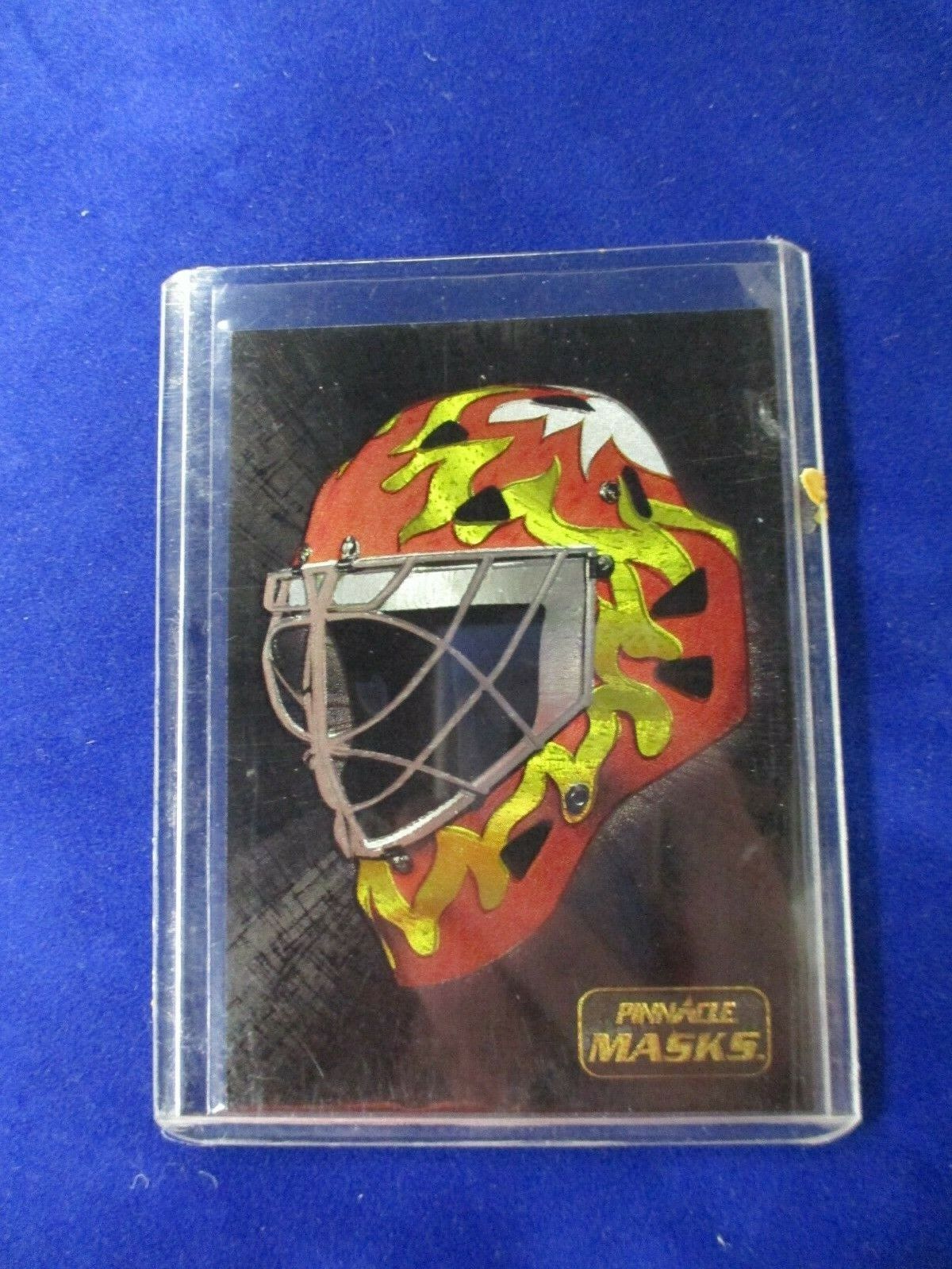 1993 Pinnacle MASKS Mike Vernon 2/10 Calgary Flames Card Hockey